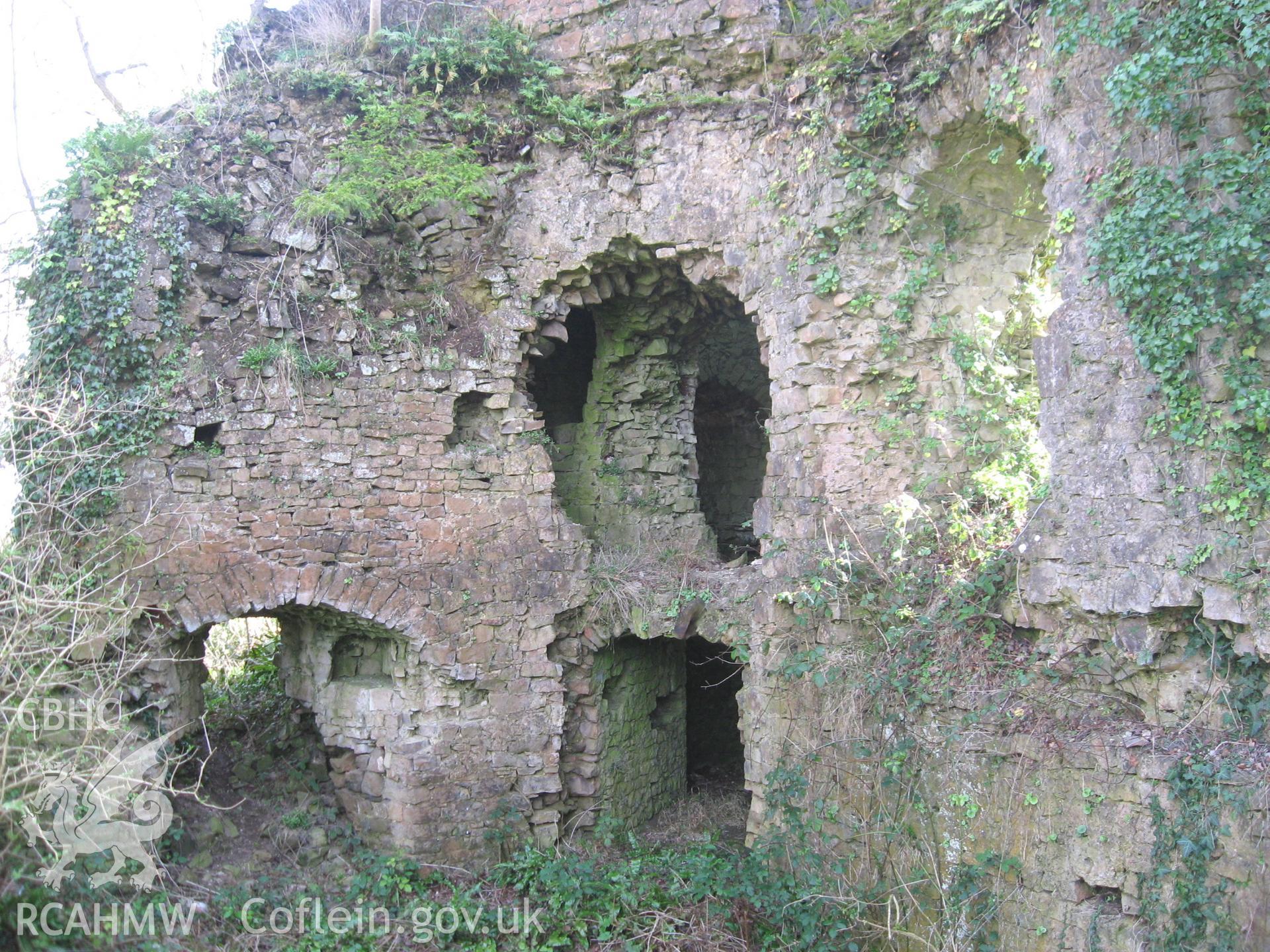 Colour photo of Llanfair Castle, taken by Paul R. Davis, 28th December 2006.