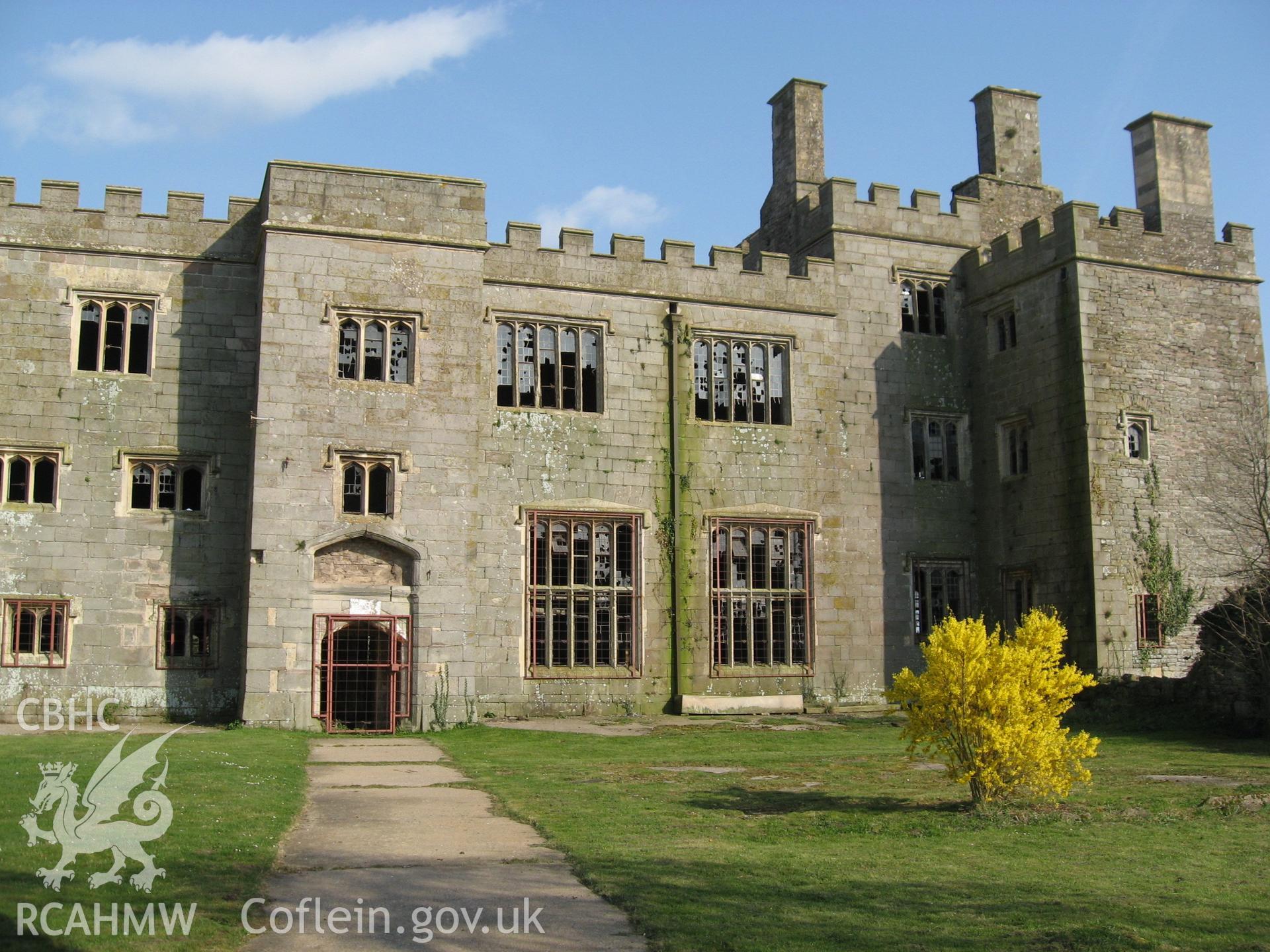 Colour photo of Pencoed Castle, taken by Paul R. Davis, 4th January 2007.