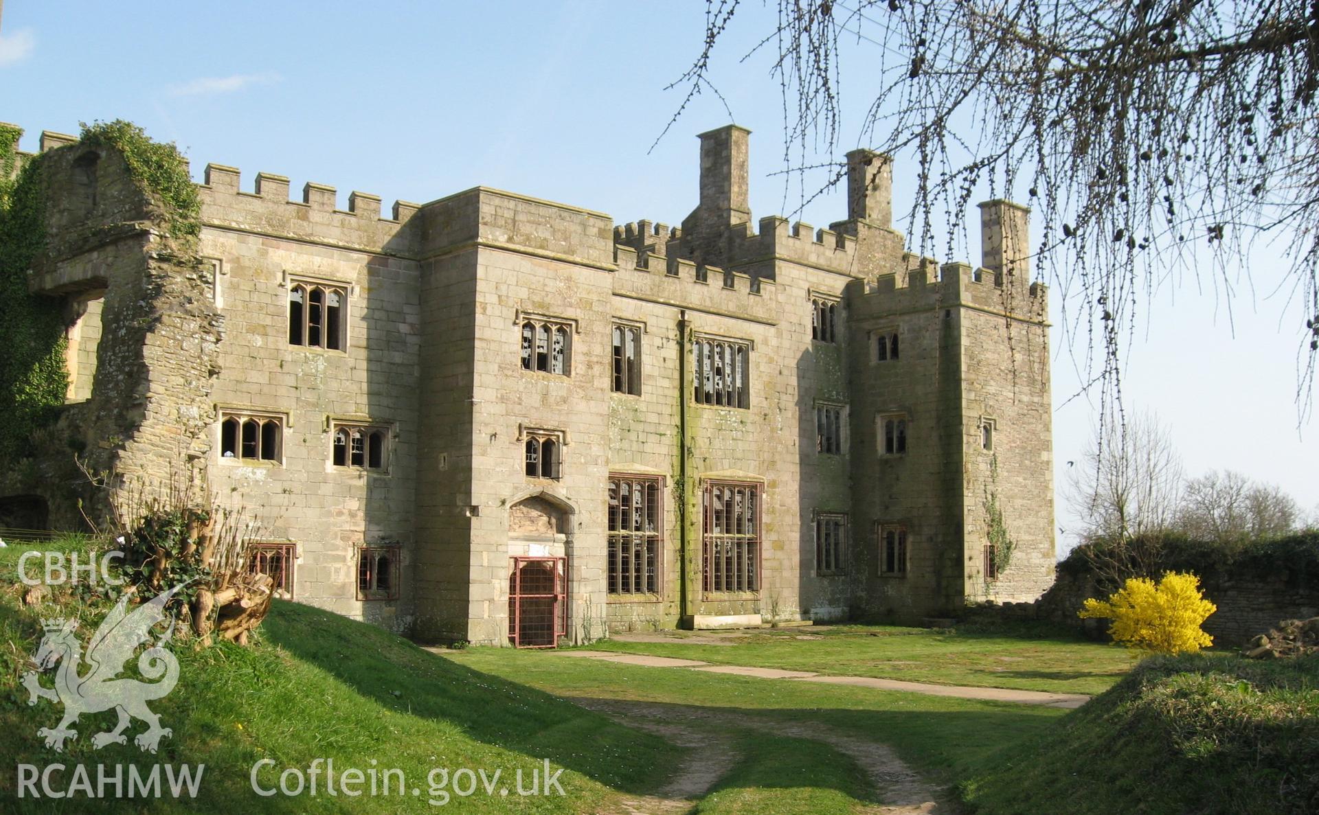 Colour photo showing Pencoed Castle, produced by Paul R. Davis,  4th January 2007.