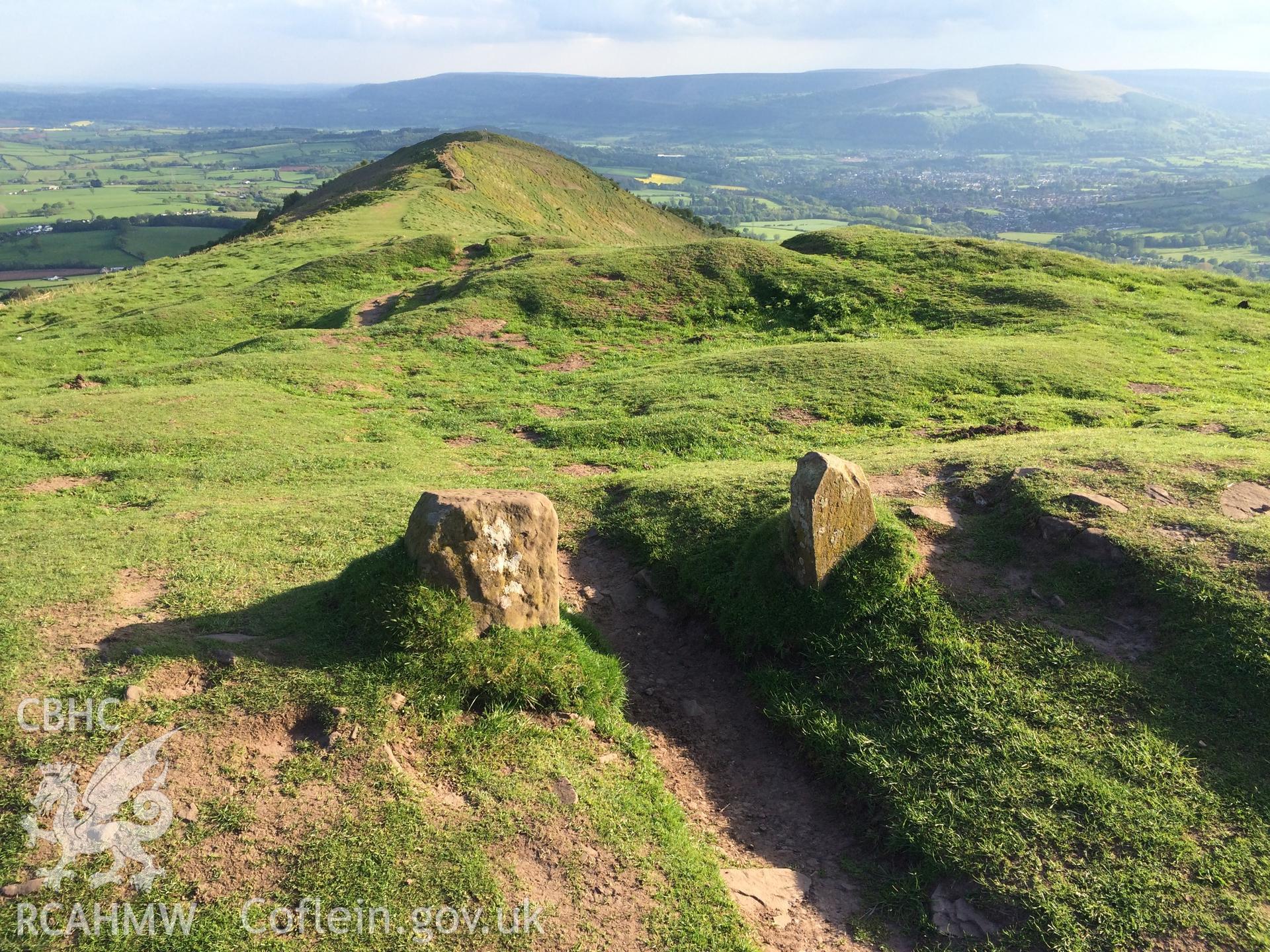 Colour photo showing Ysgyryd, taken by Paul R. Davis, 14th May 2016.