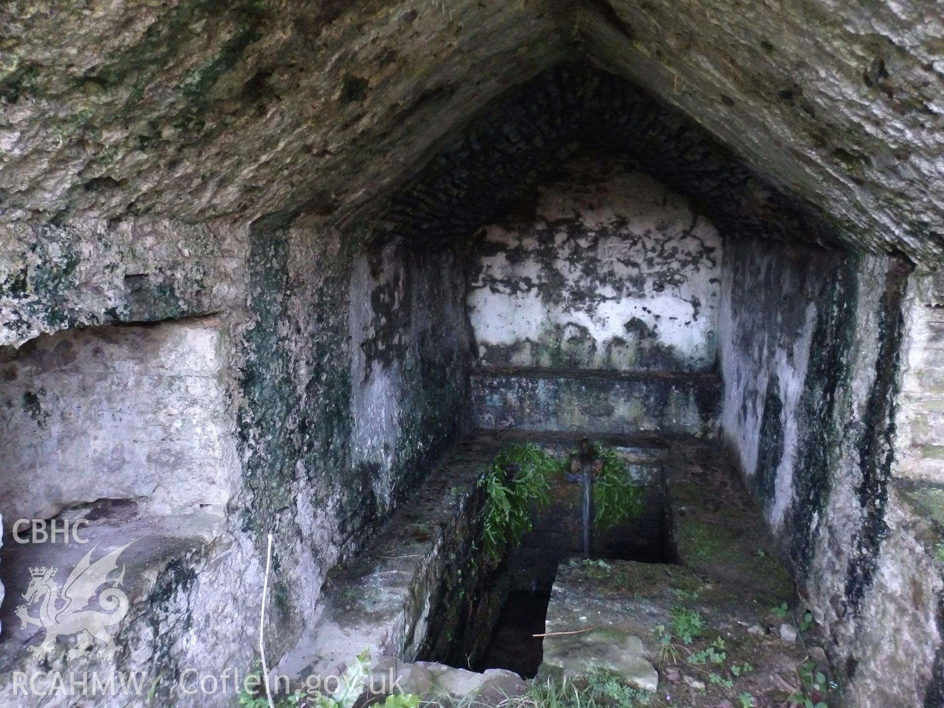 Colour photo showing Ffynnon Gyffyr, produced by Paul R. Davis, 11th January 2014..