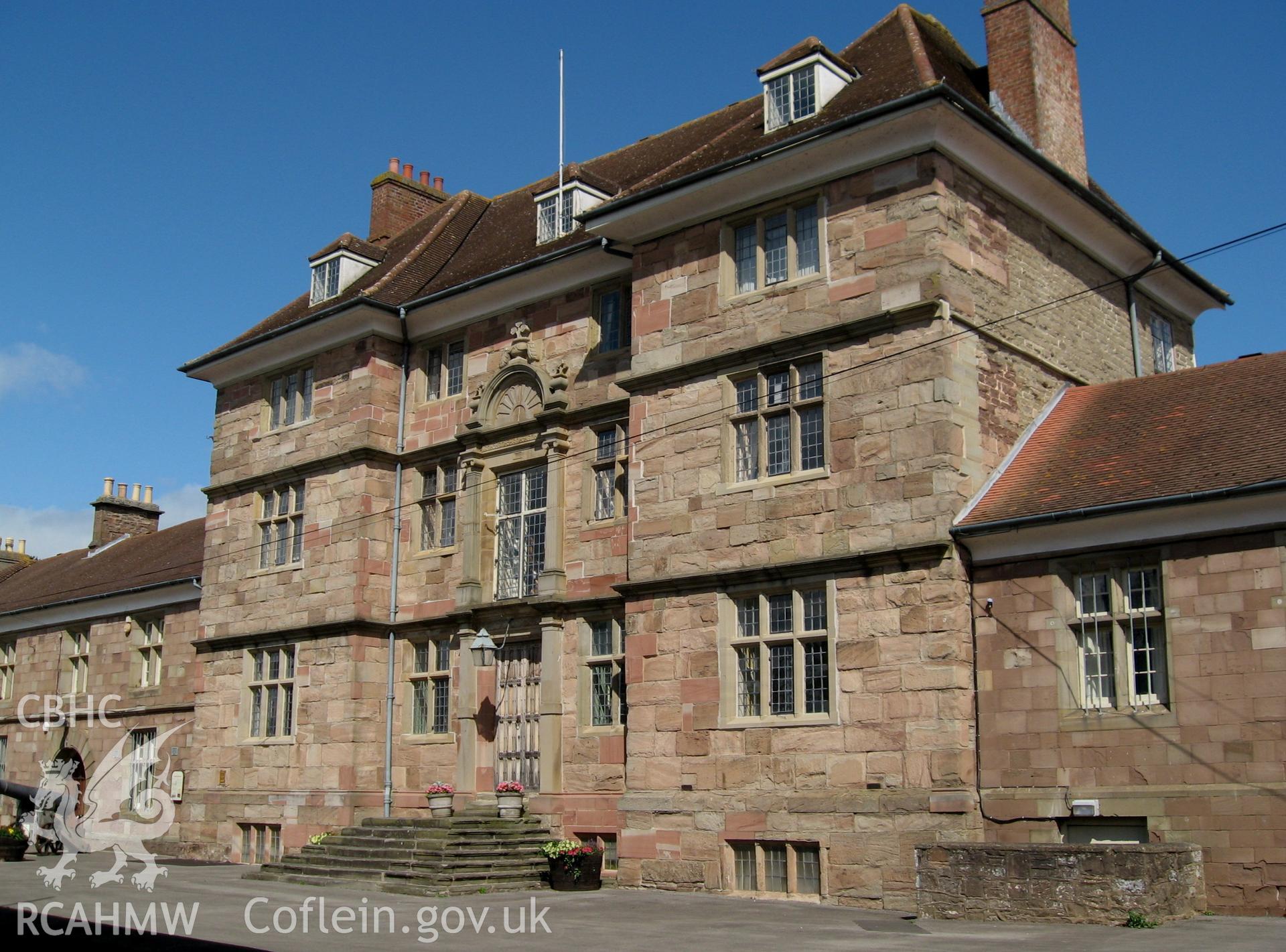 Colour photo showing Castle House, Monmouth, taken by Paul R. Davis and dated 1st June 2006.