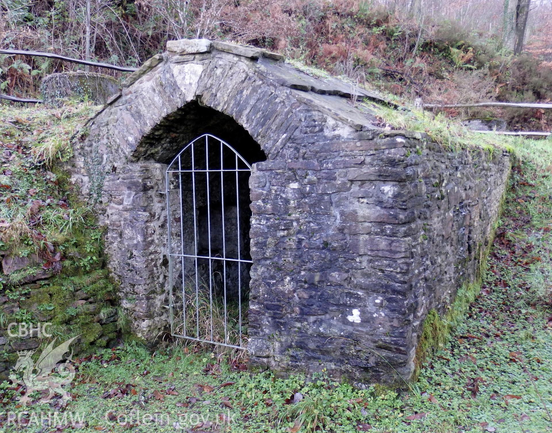 Colour photo showing Ffynnon Gyffyr, produced by Paul R. Davis, 11th January 2014.