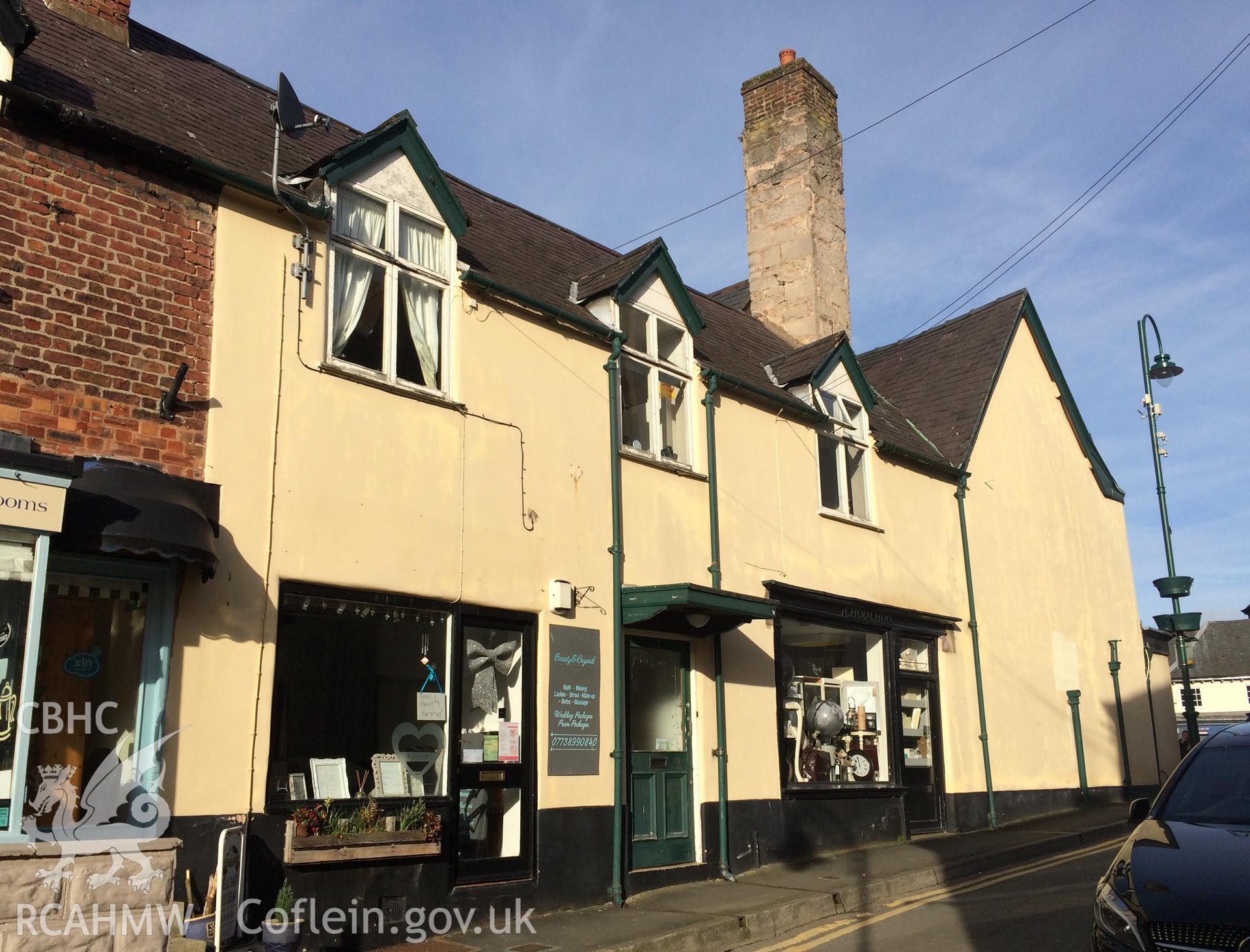 Colour photo showing The Beehive, Ruthin,  produced by Paul R. Davis,  13th March 2017.