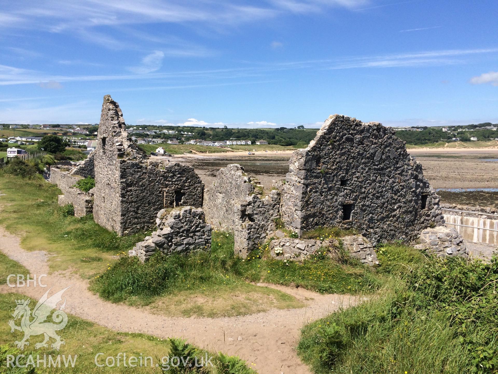 Colour photo showing Port Eynon Salt House, taken by Paul R. Davis, 3rd July 2016.