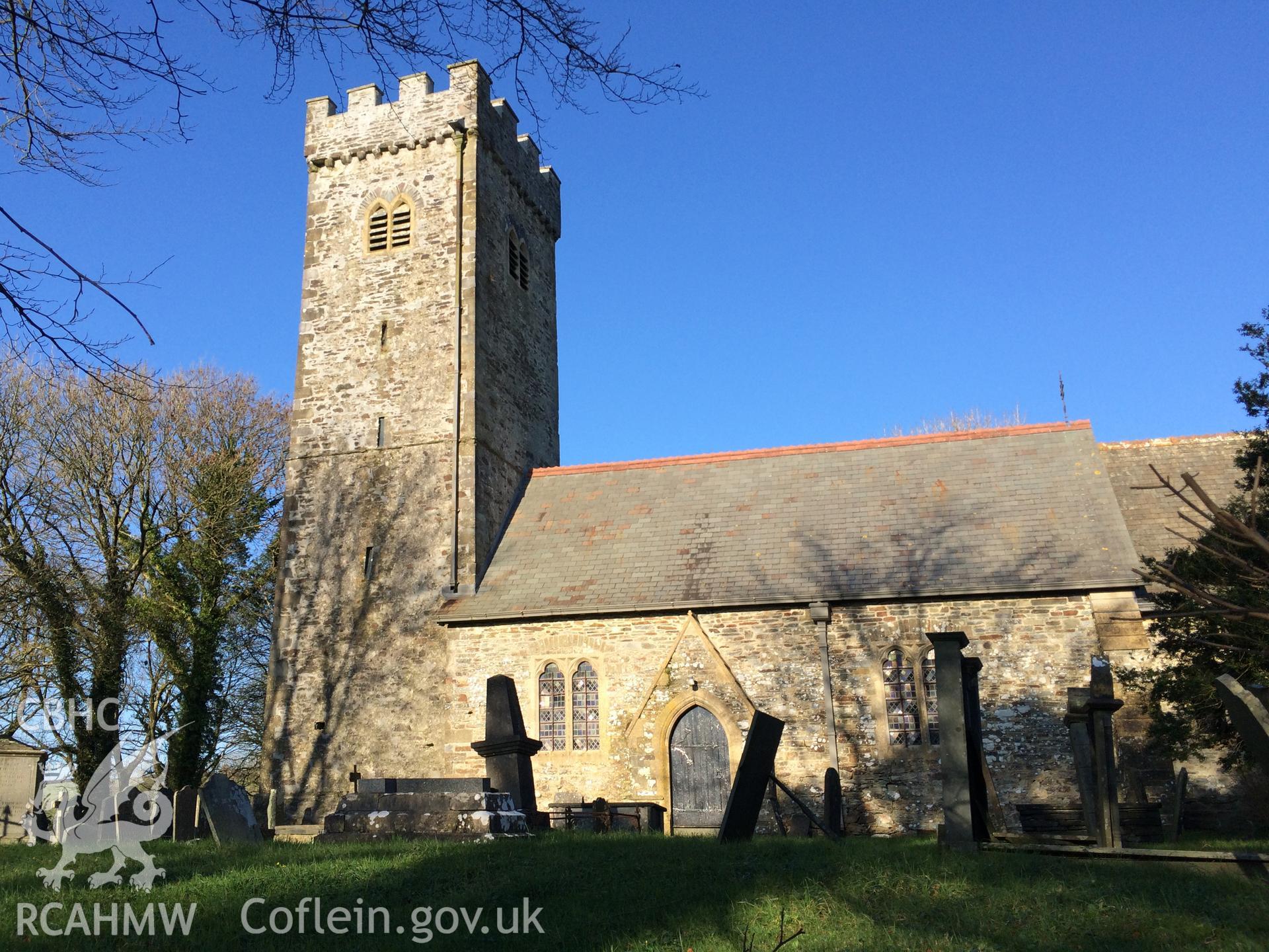 Colour photo showing New Moat Church, taken by Paul R. Davis, 20th January 2016.