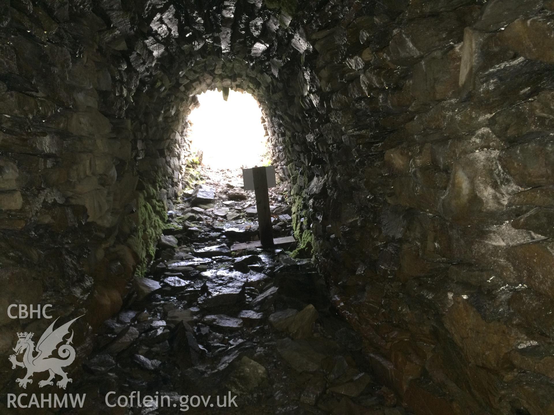 Colour photo showing Cwmystwyth Mines, produced by Paul R. Davis,  23rd April 2017.