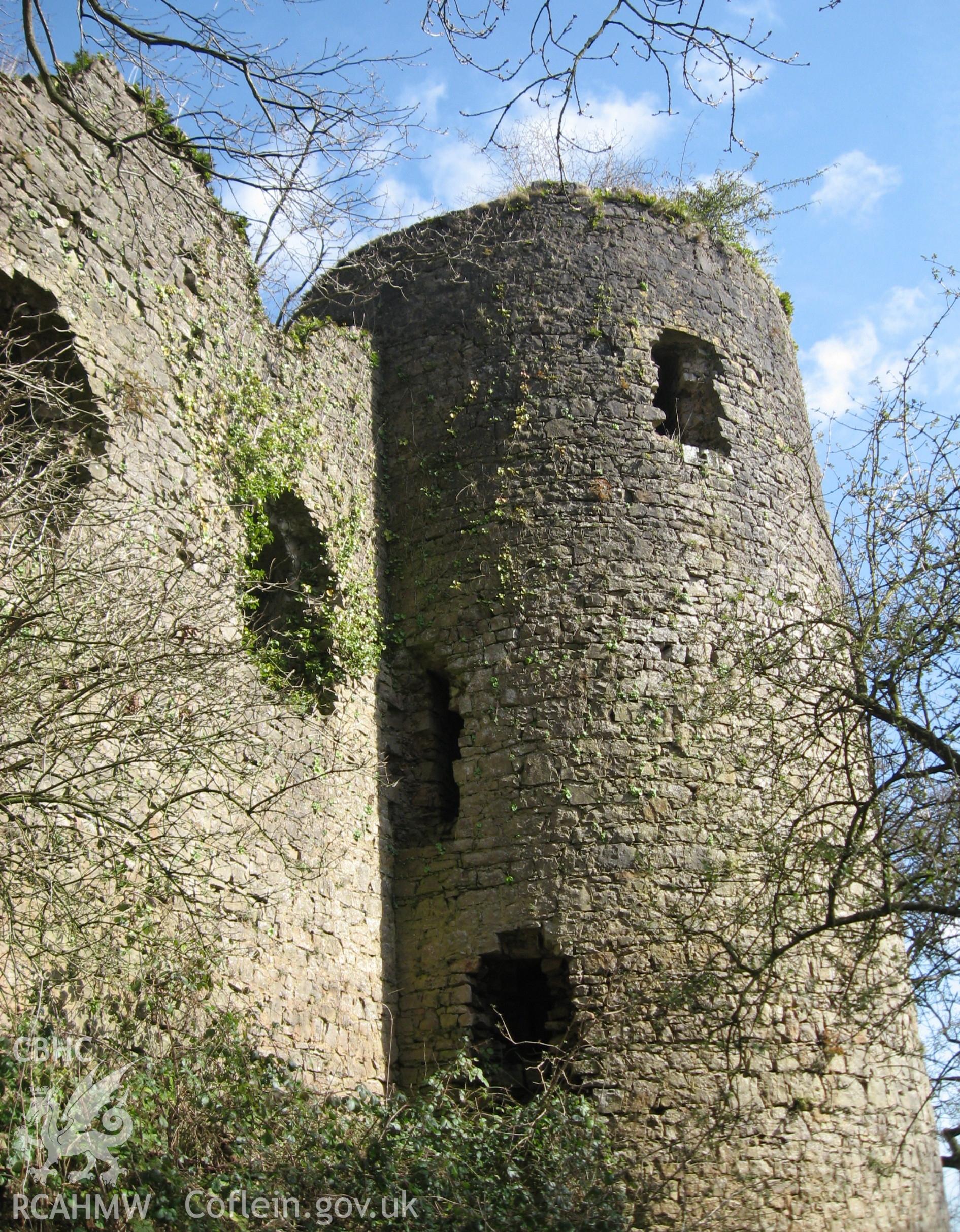 Colour photo of Llanfair Castle, taken by Paul R. Davis, 28th December 2006.