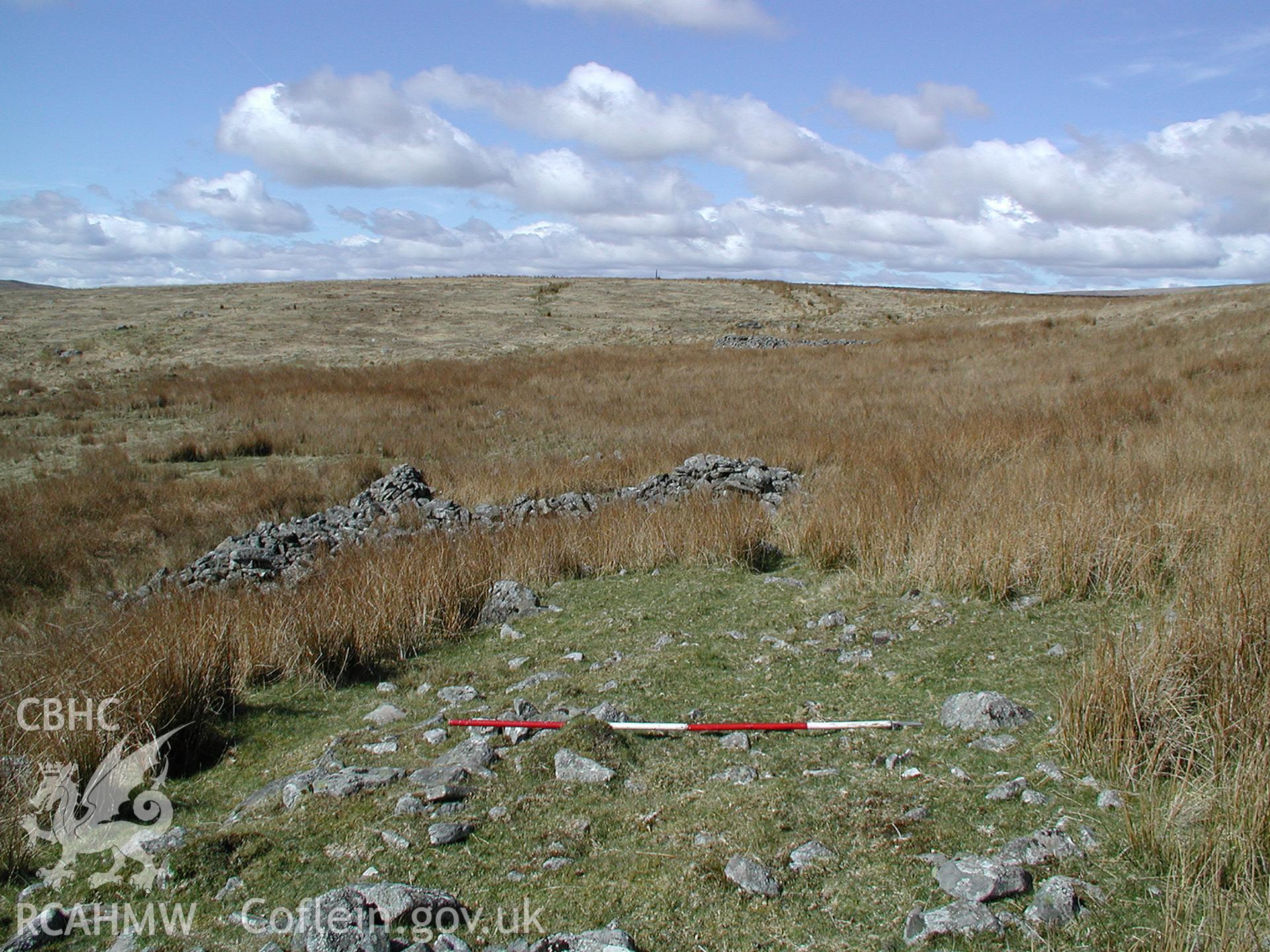 Digital photograph of Cefn Car Platform I taken on 03/04/2003 by Cambrian Archaeological Projects during the Pontsticill Upland Survey