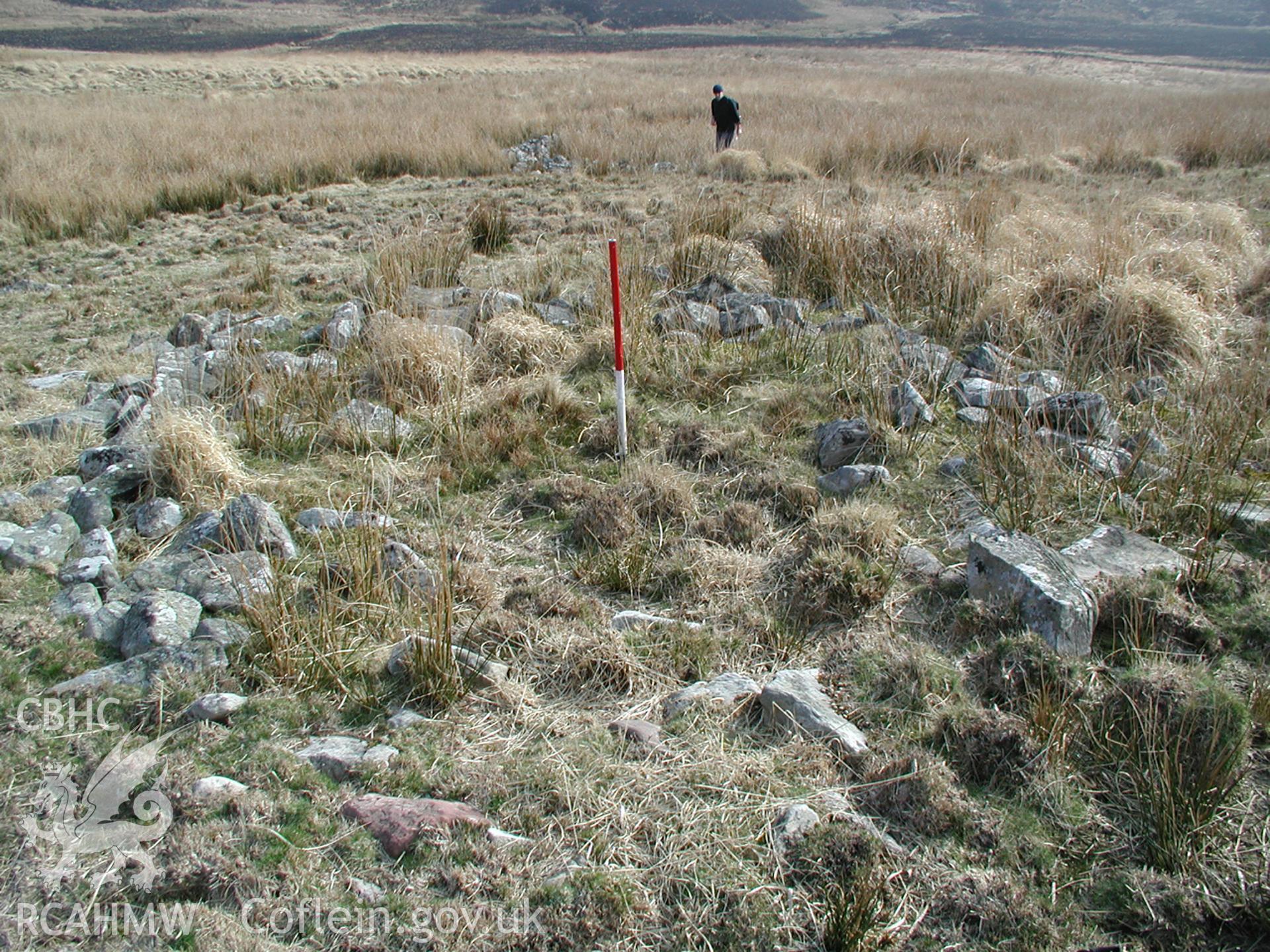 Digital photograph of Cefn Car Enclosure VIII taken on 27/03/2003 by Cambrian Archaeological Projects during the Pontsticill Upland Survey