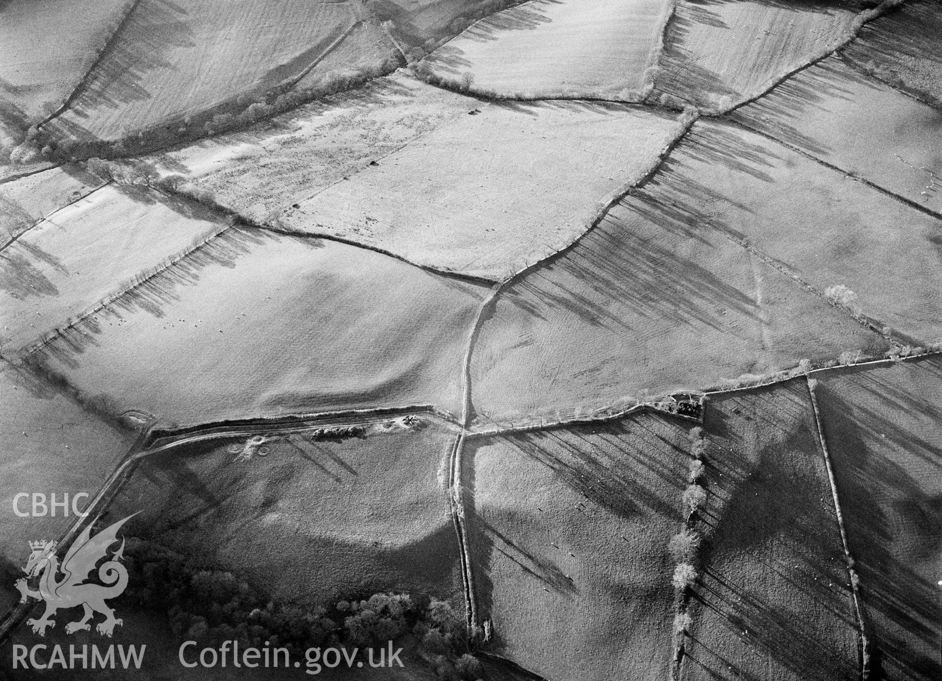 Figure 89: Digital image showing aerial view of Trefal, from the east, 1998.