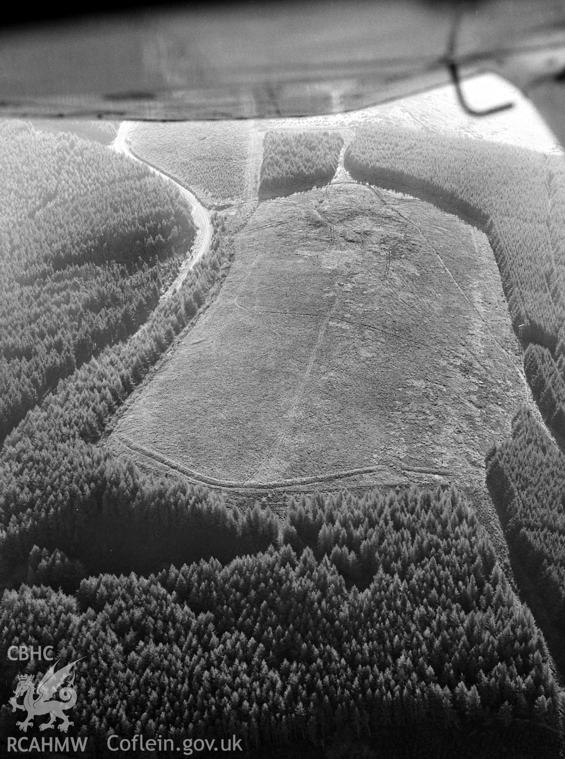 Figure 12: Digital image showing aerial view of Twyn-y-briddallt, 1999.