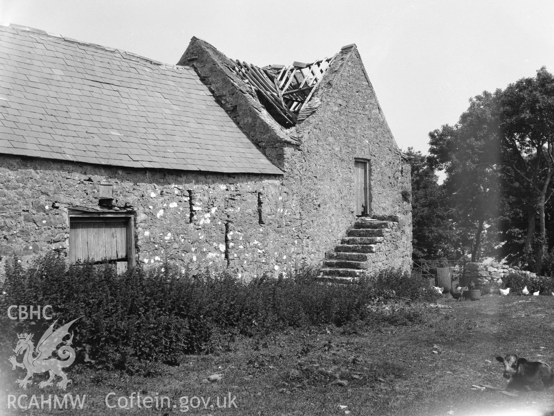 View of dovecote