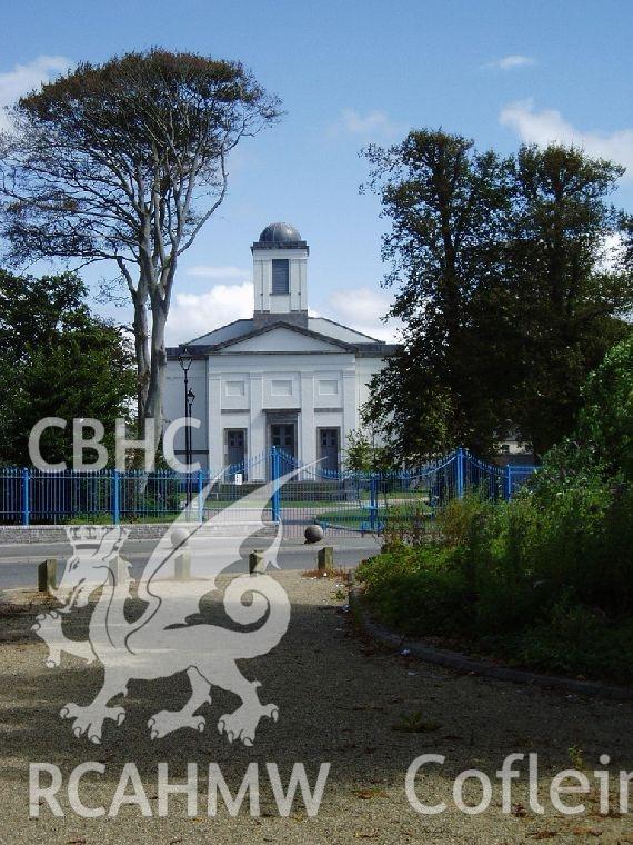 Colour digital photograph showing the Pembroke Dock Chapel, taken by Phil Kingdom, 2008.