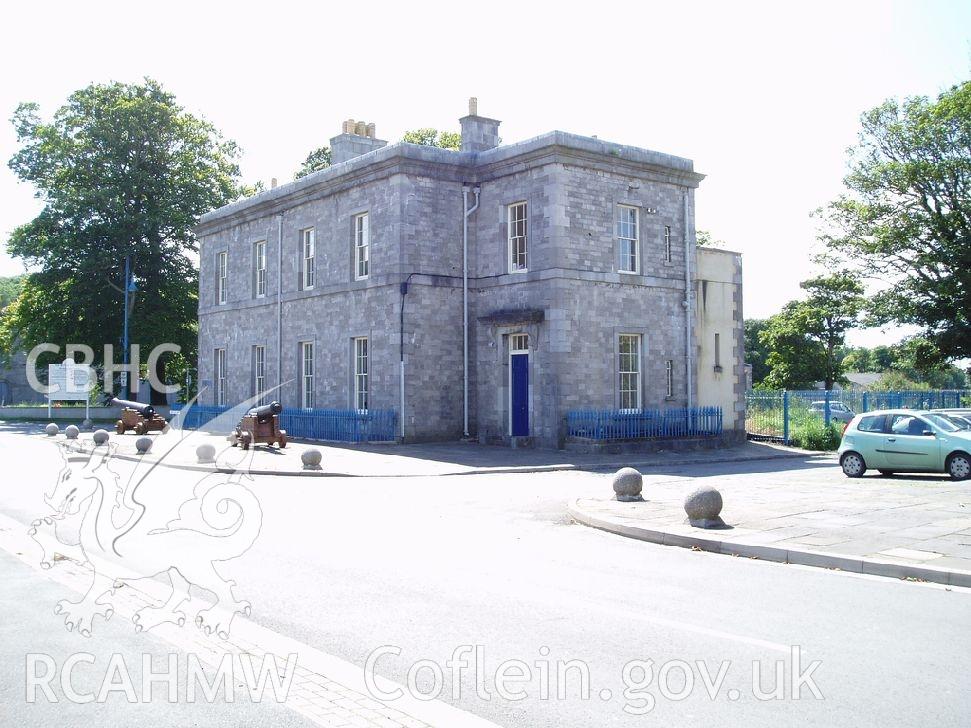 Colour digital photograph showing the Captain Superintendent's Offices, Pembroke Dockyard taken by Phil Kingdom, 2008.