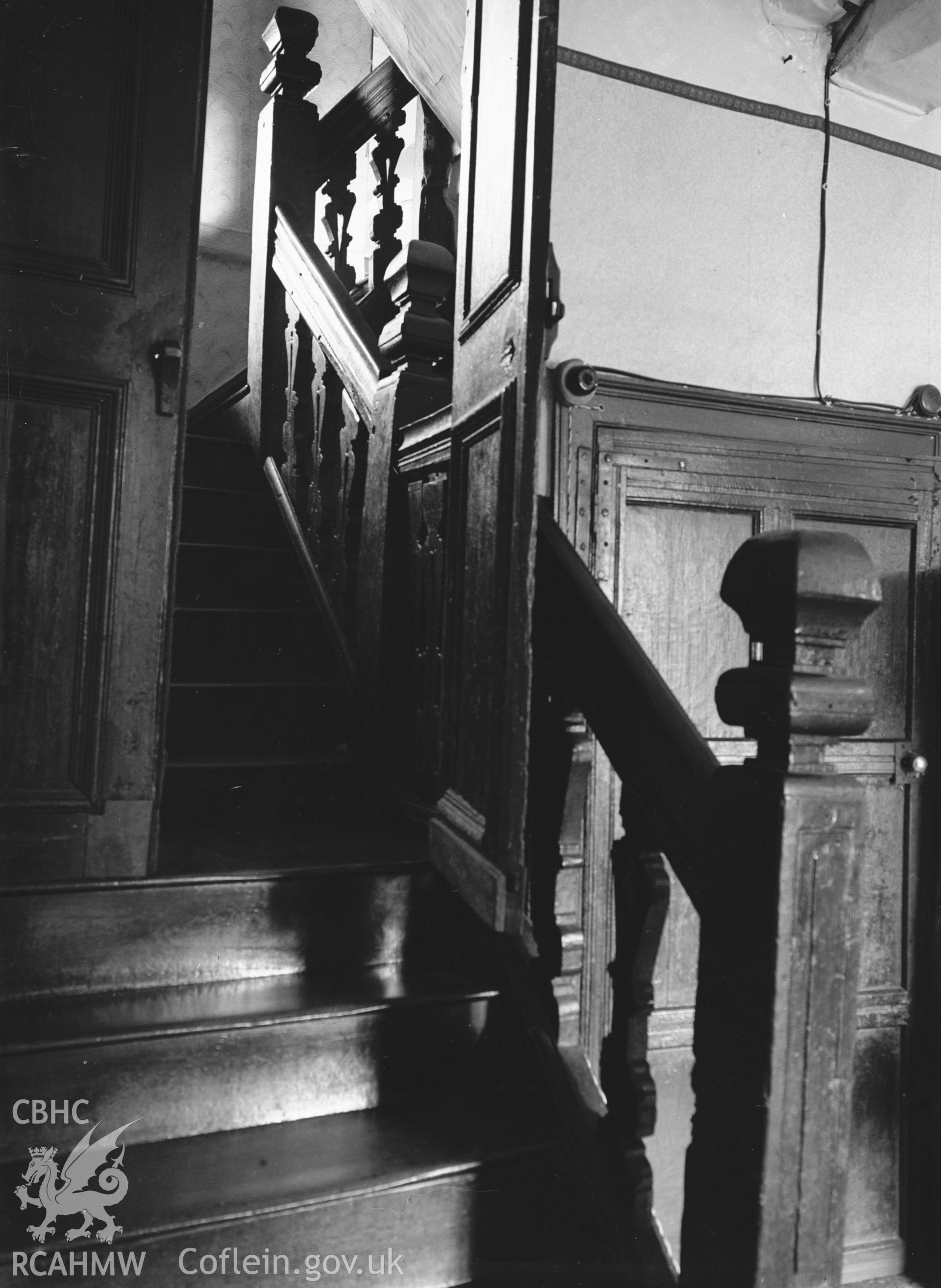 Staircase and doors from the ground floor