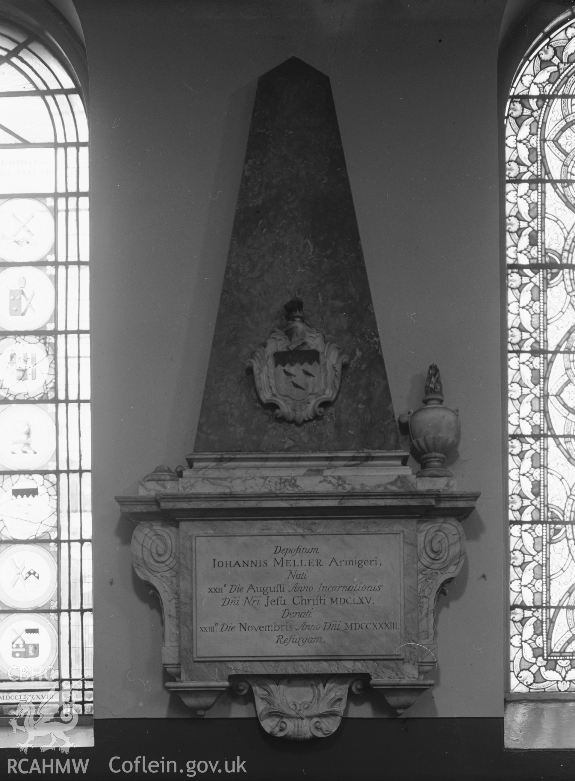 Interior: John Mellor memorial