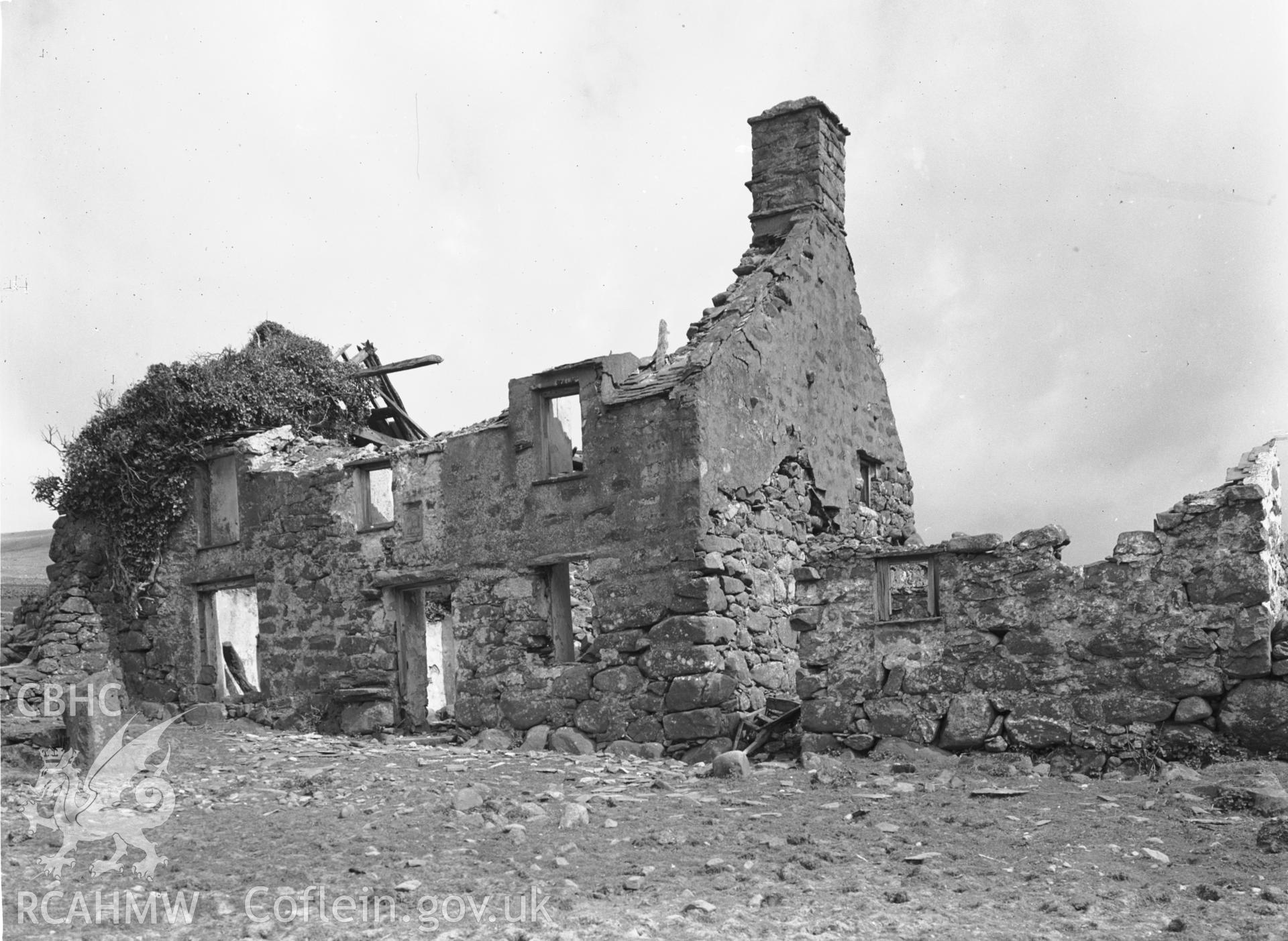 View of ruins from the south-west