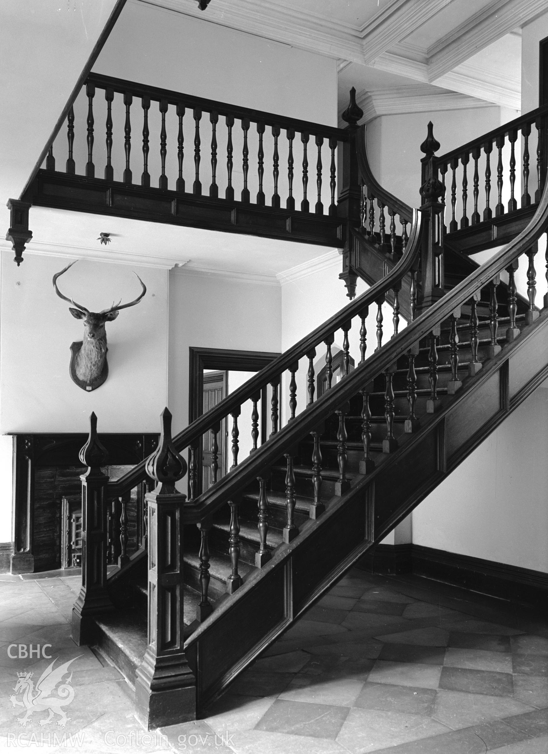 Interior view showing staircase hall.