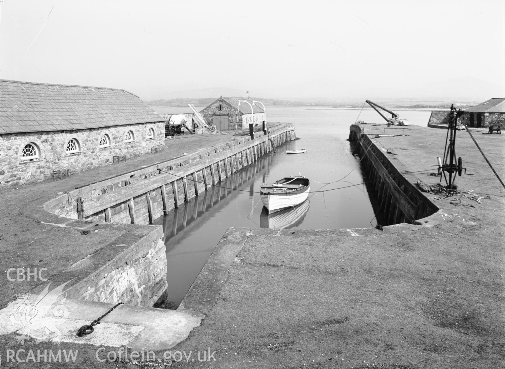 Exterior view showing the dock.