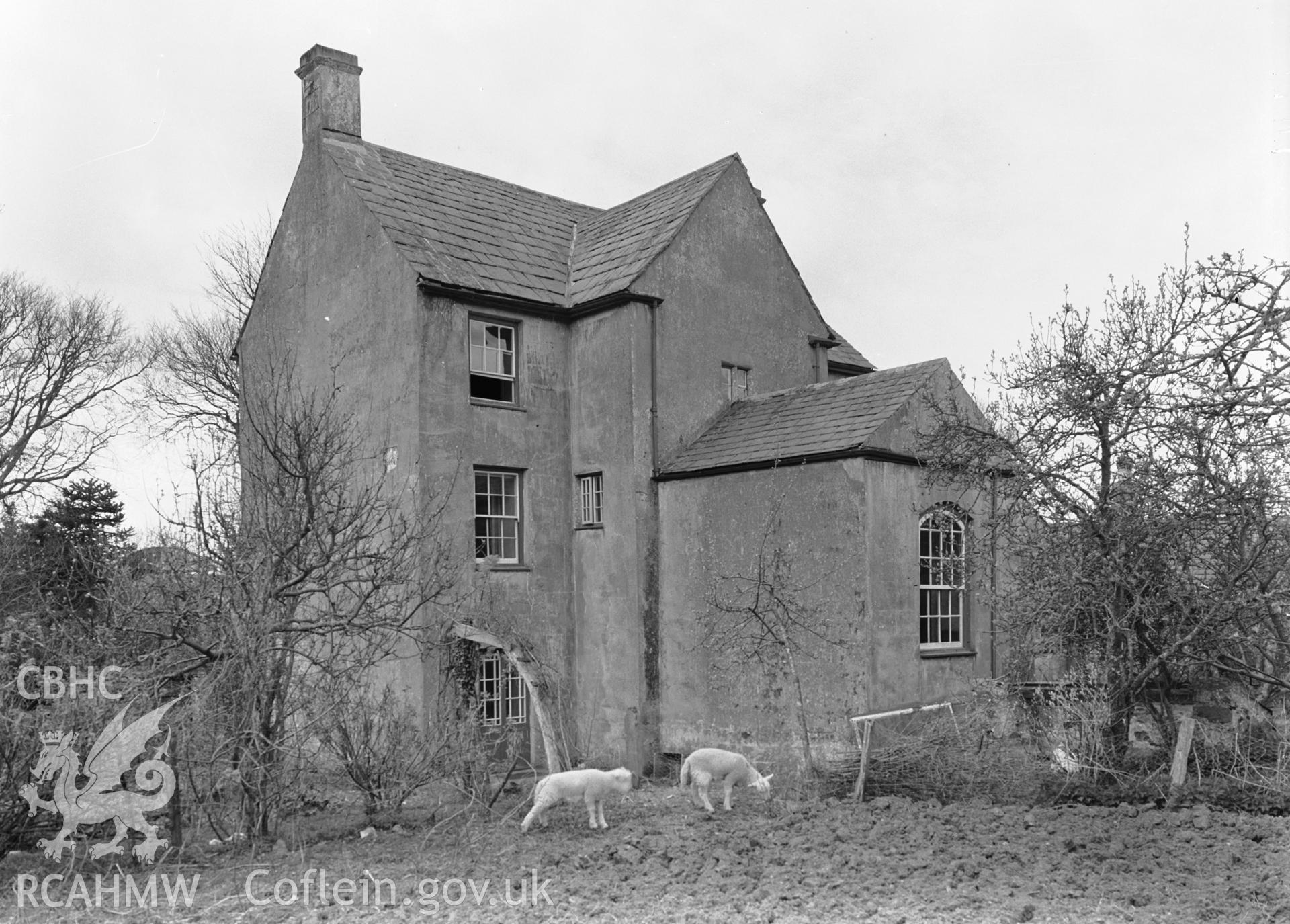 Exterior view from the rear.