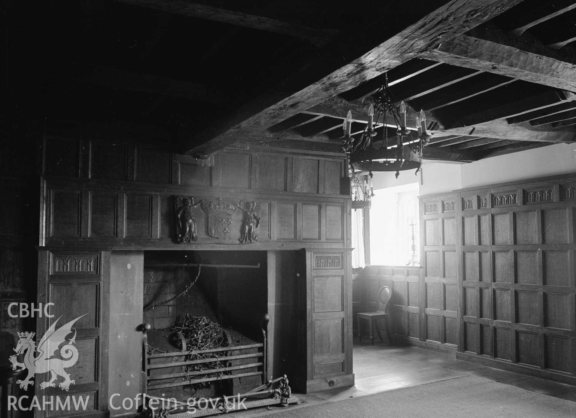 Interior view showing north-east room.