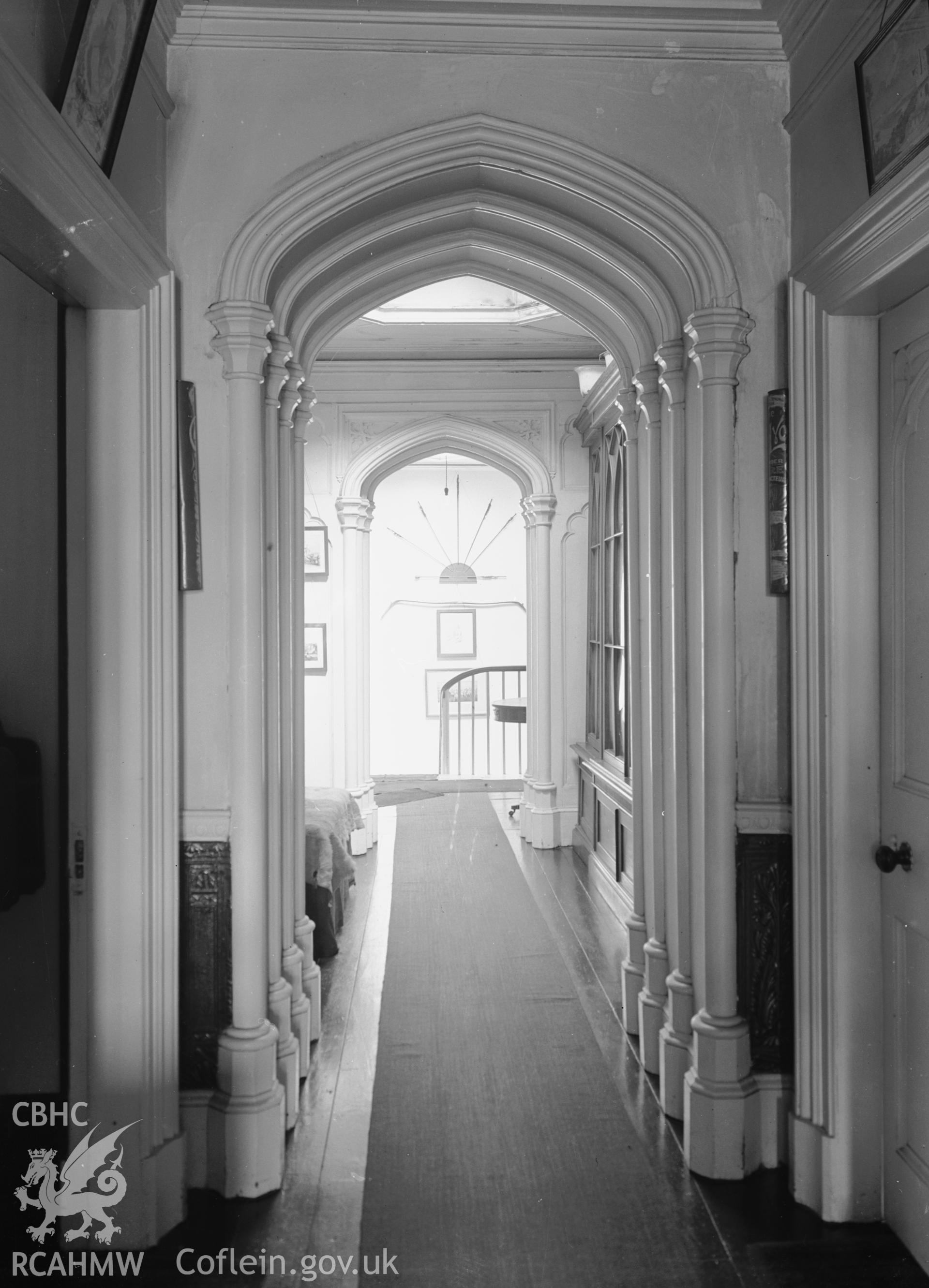 Interior view showing landing looking north.