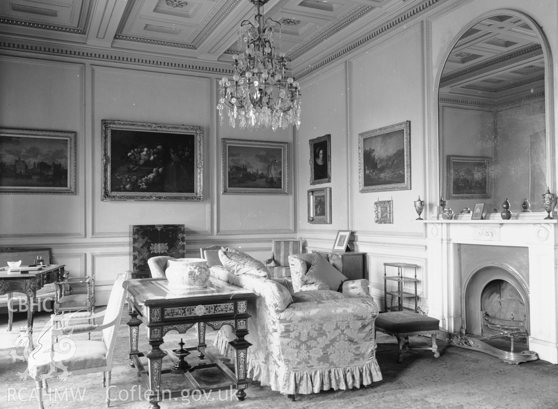 Interior view showing drawing room.