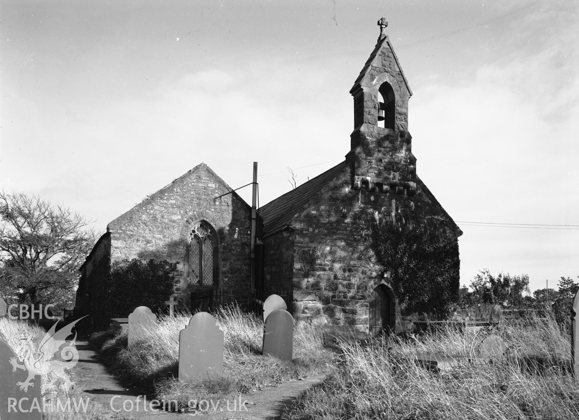 Exterior view from the west.