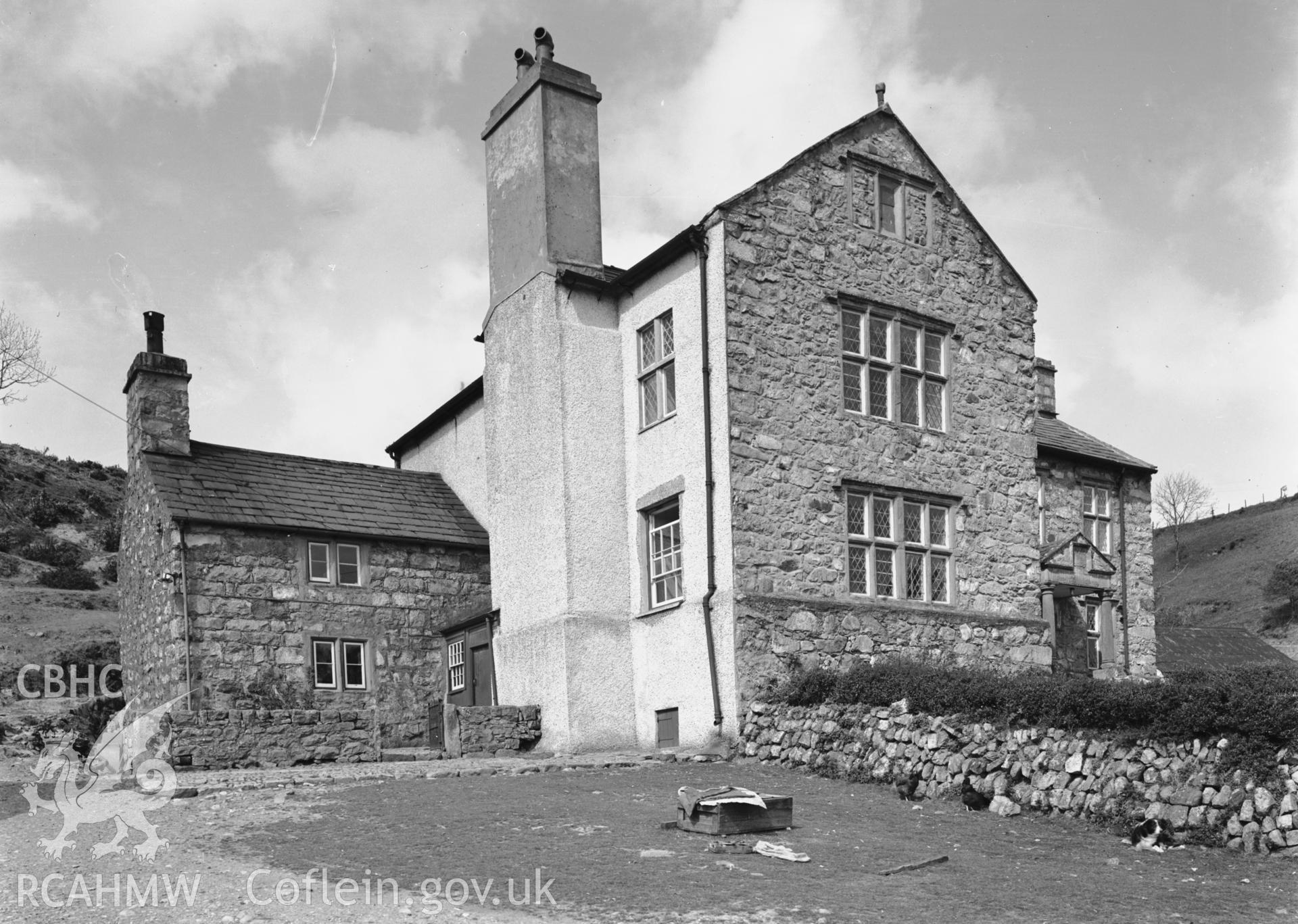 Exterior view of the house from the south-east