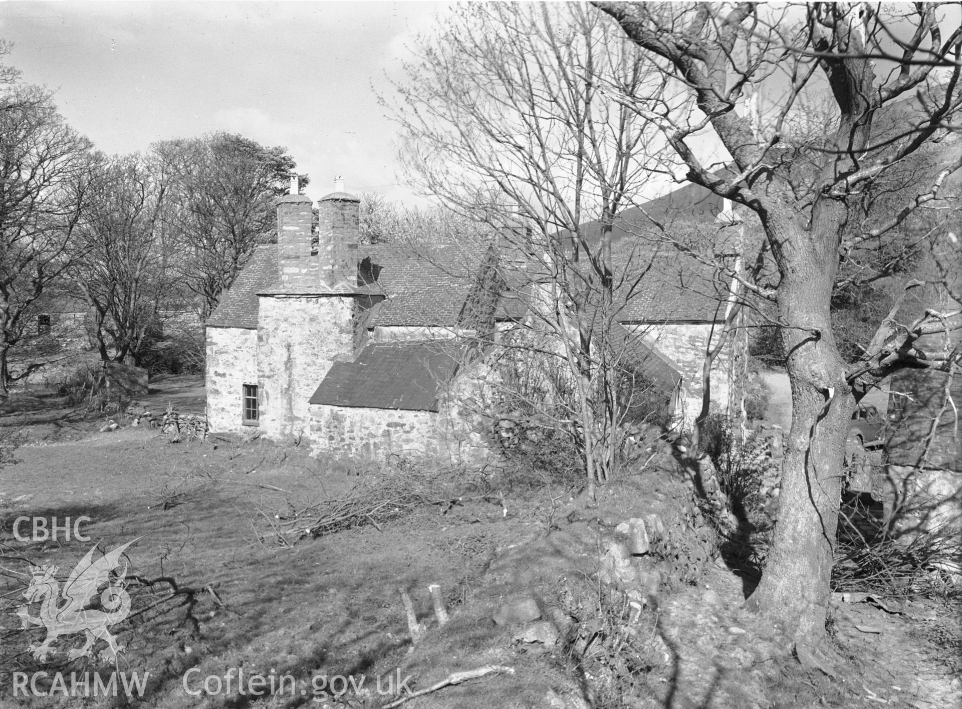 Exterior view from the south.