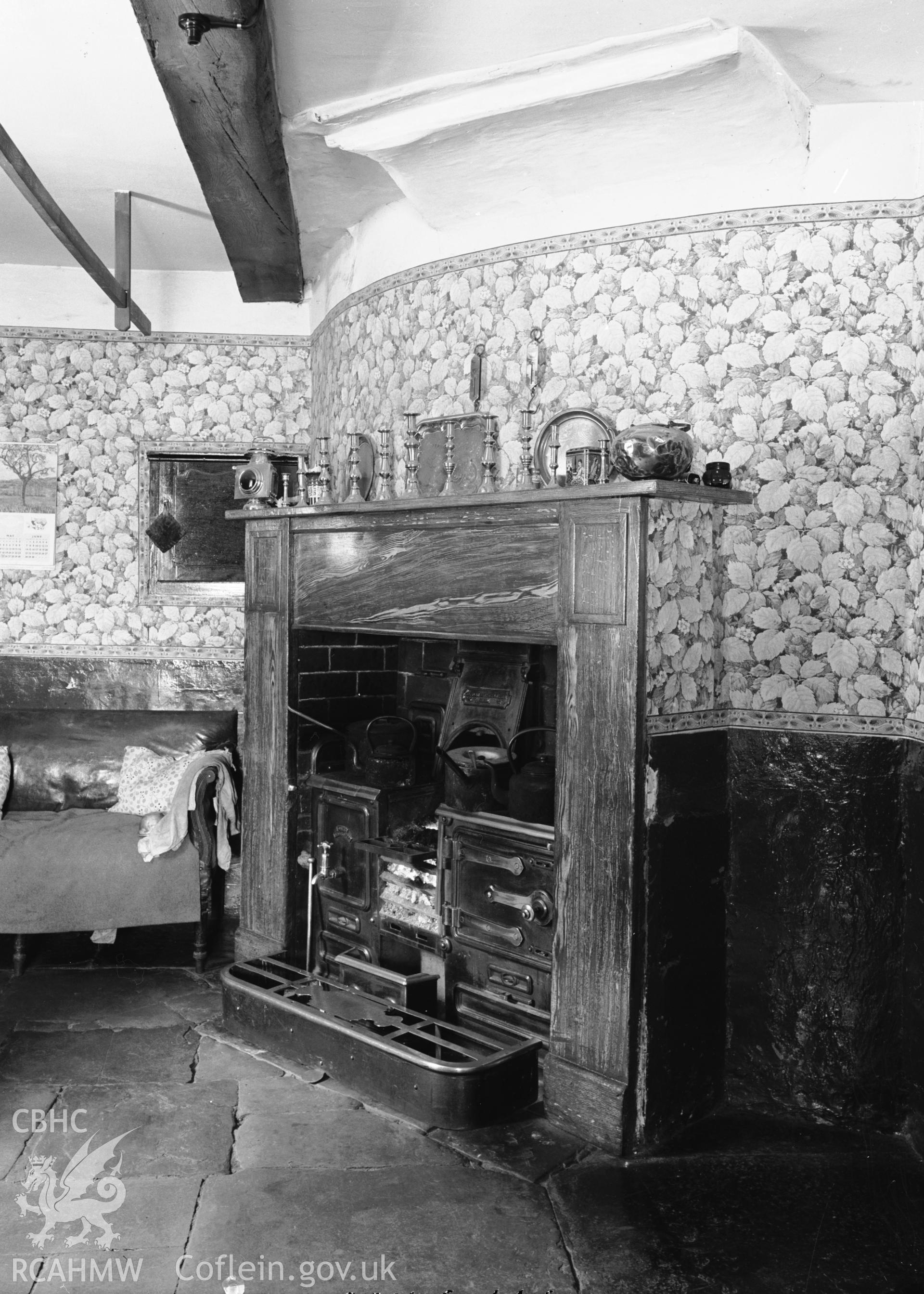 Interior view - fireplace detail