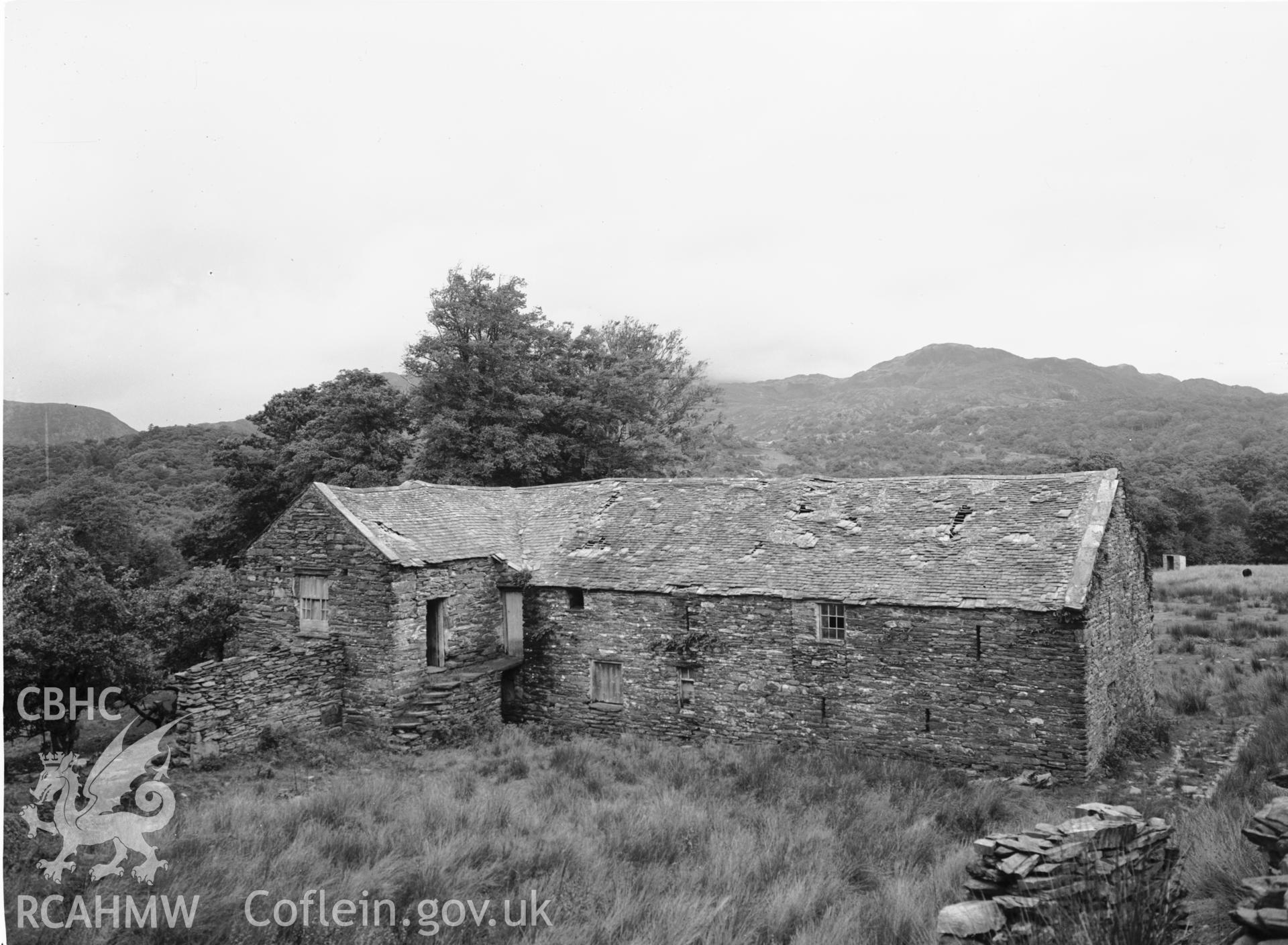 Exterior view showing farm buildings.