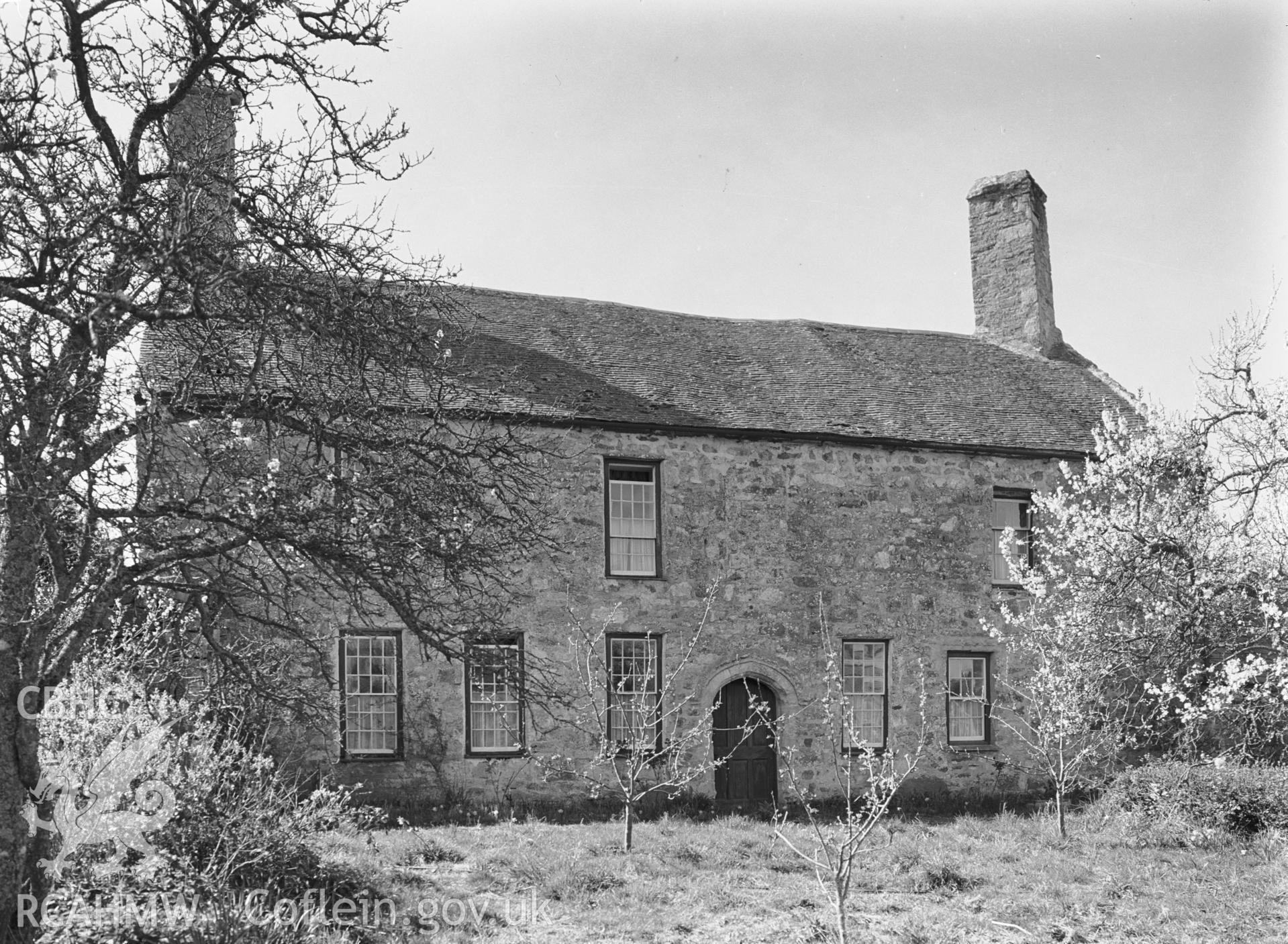 Exterior view showing east elevation.