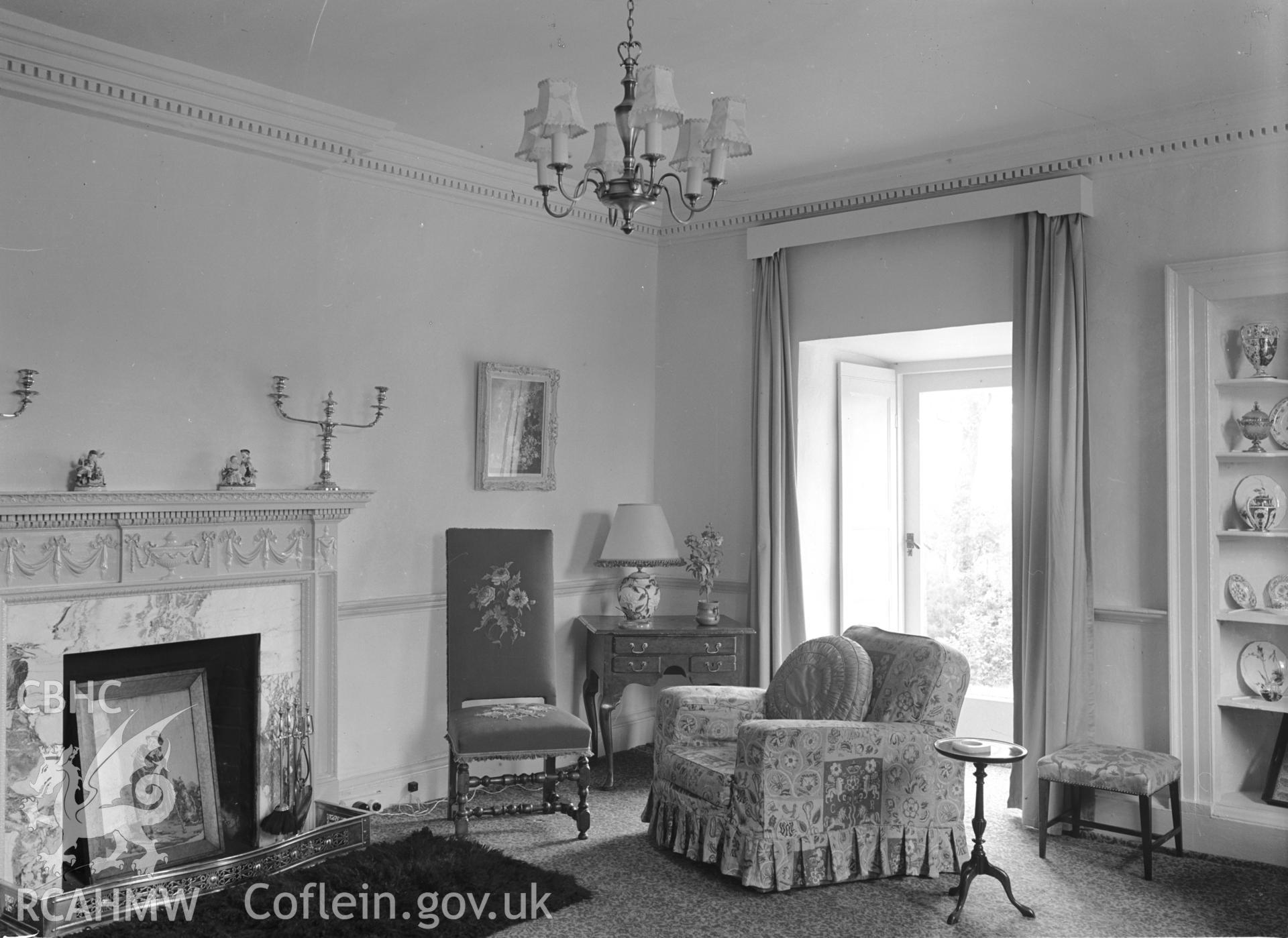 Interior view showing drawing room.