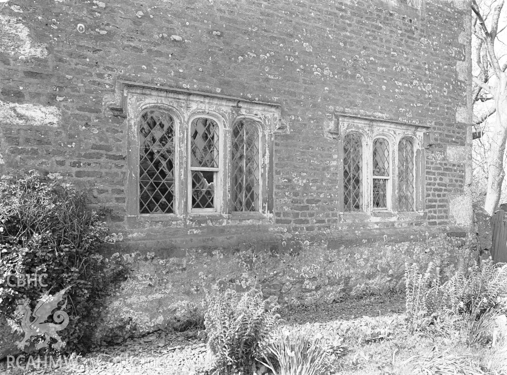 Exterior view showing windows in the north-west elevation.