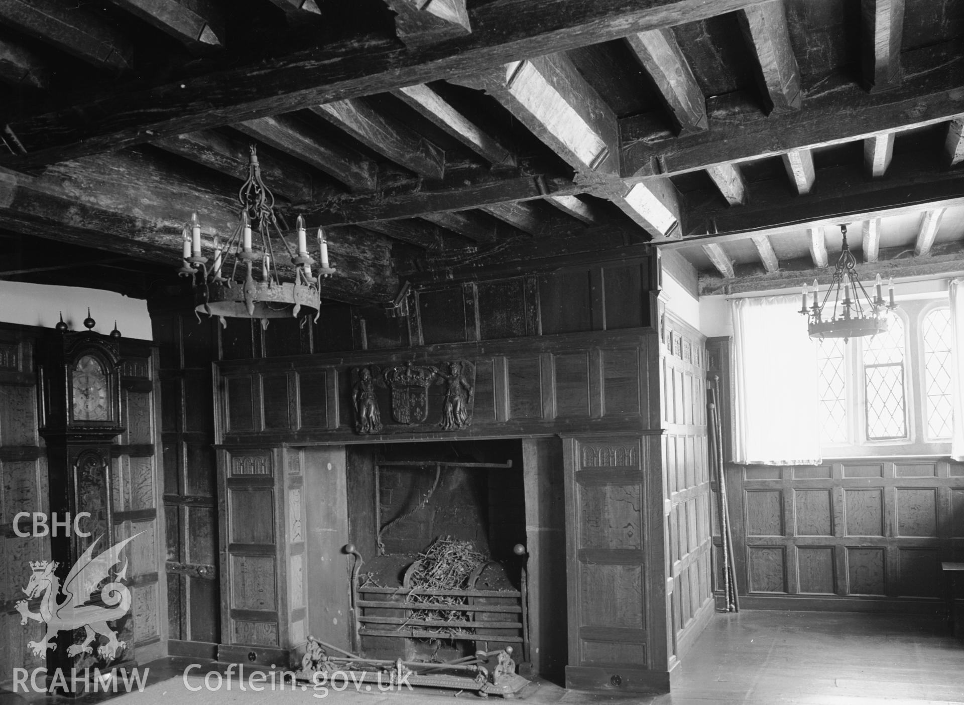 Interior view showing north-east room.