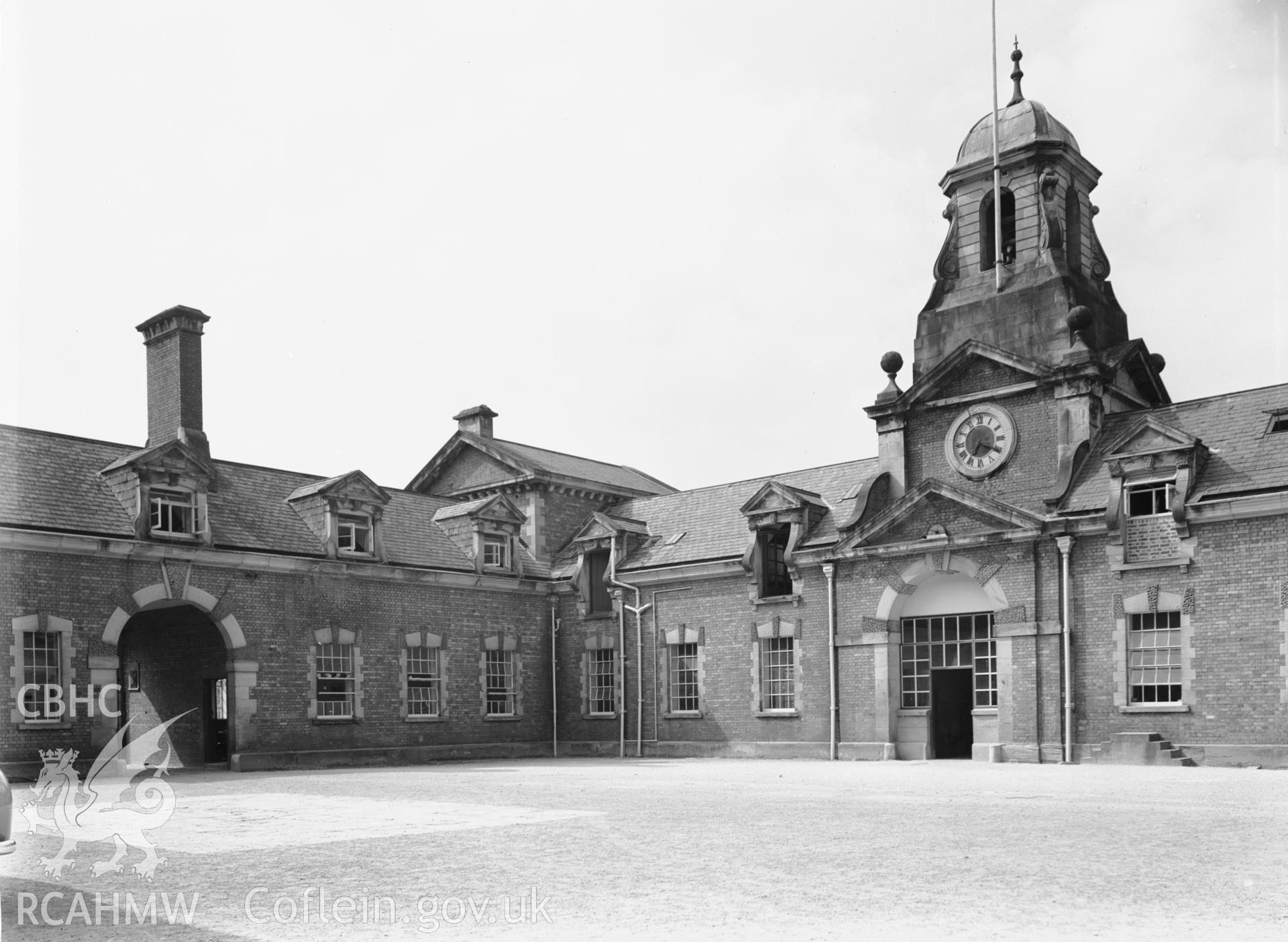 Stables courtyard looking SW