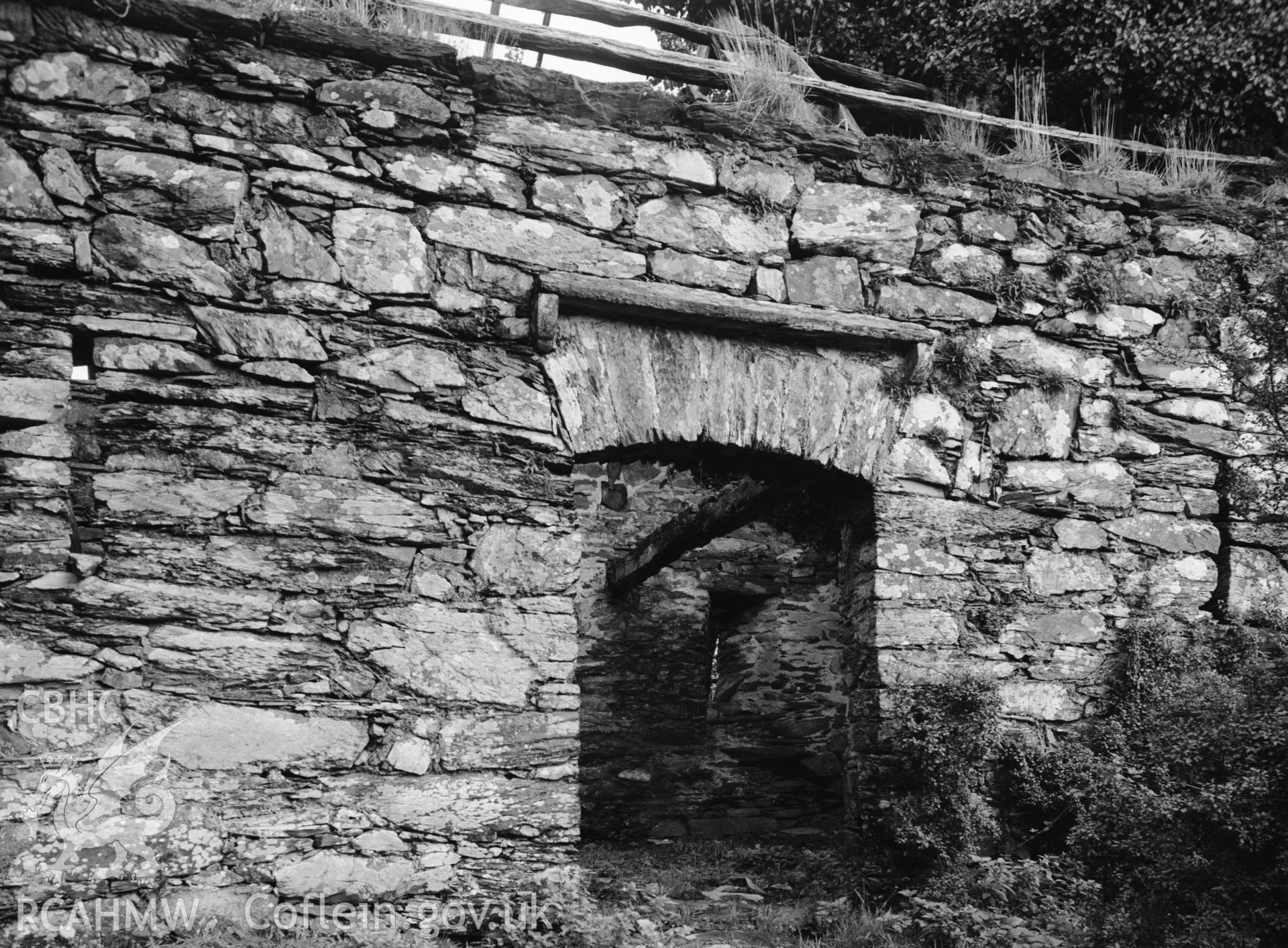 Exterior view showing the doorway to the Tythe Barn.