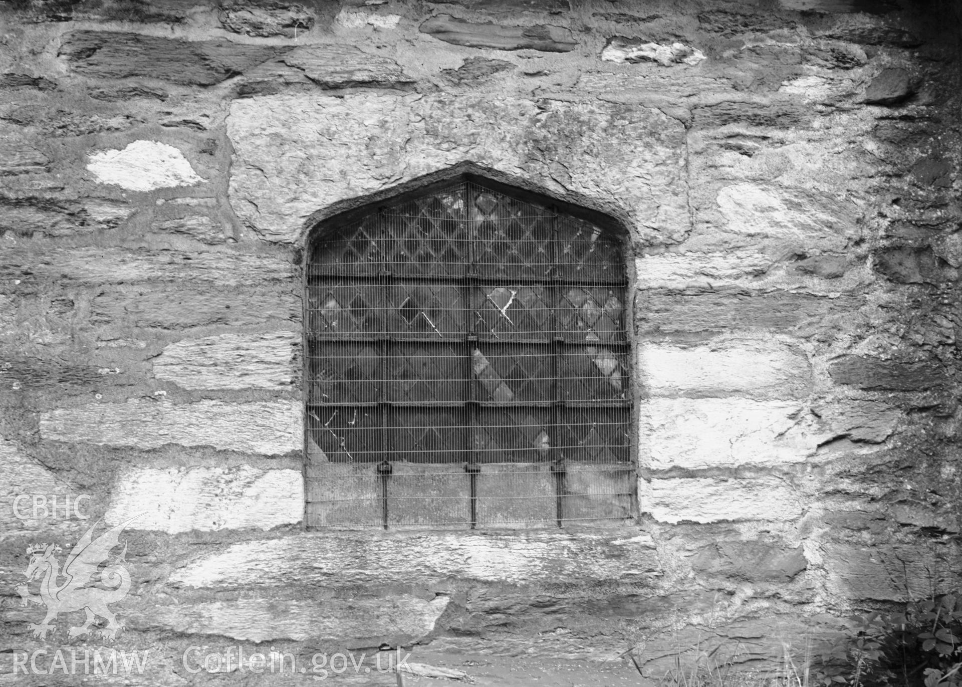 Exterior view showing the east window in the south transept.