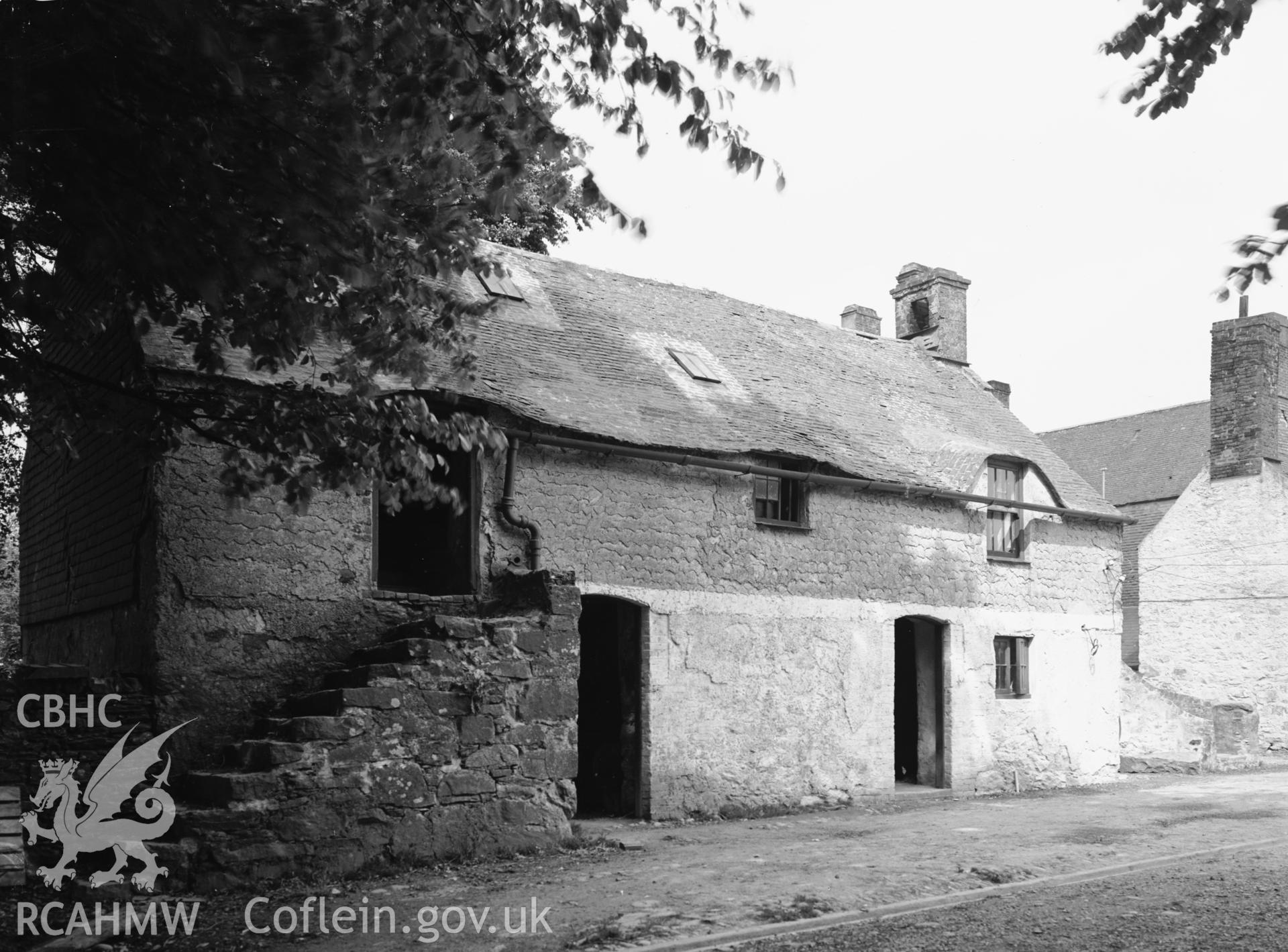 Exterior view showing outbuildings from the south-west.