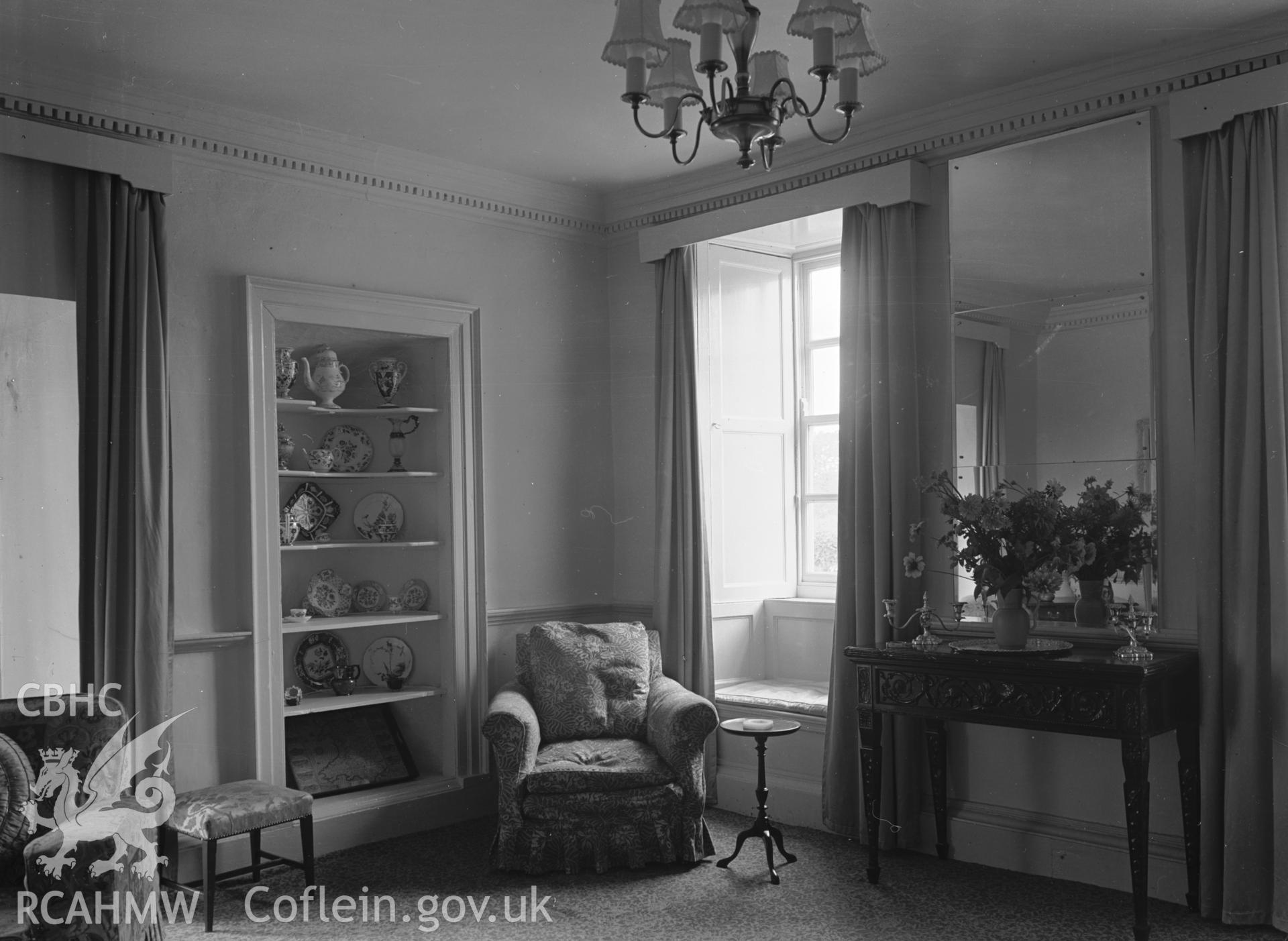 Interior view showing drawing room.