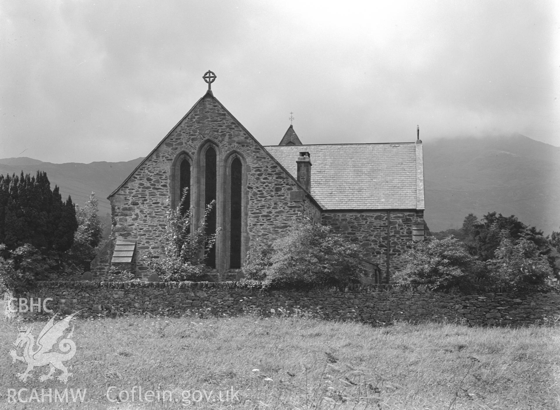 Exterior view from the east.