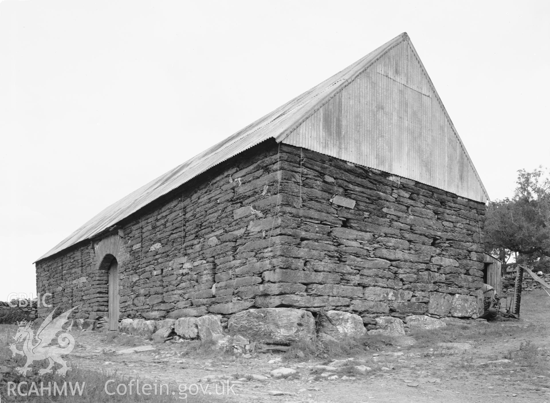 View of the barn.