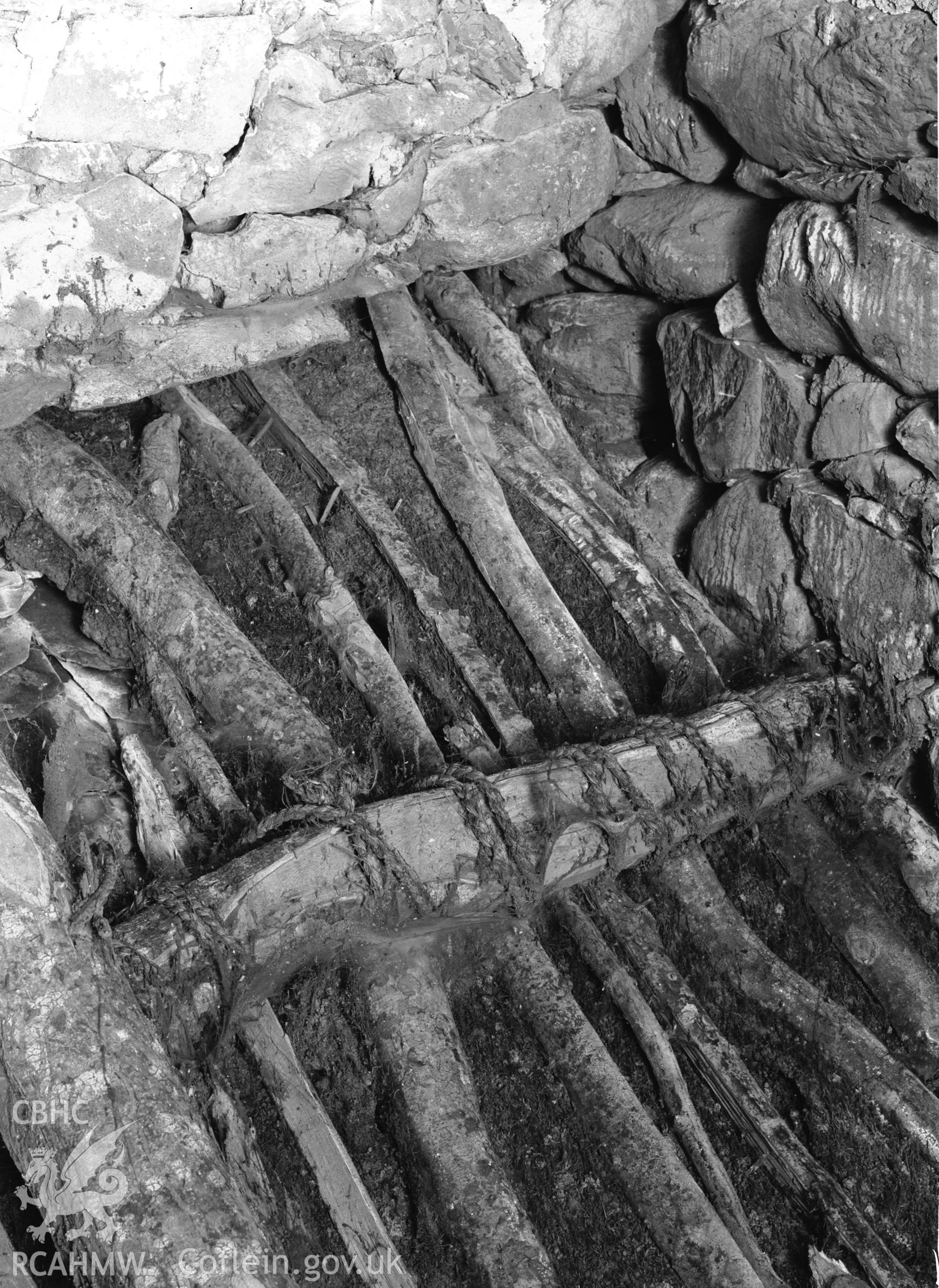 Roof detail of Pengwern Bach.