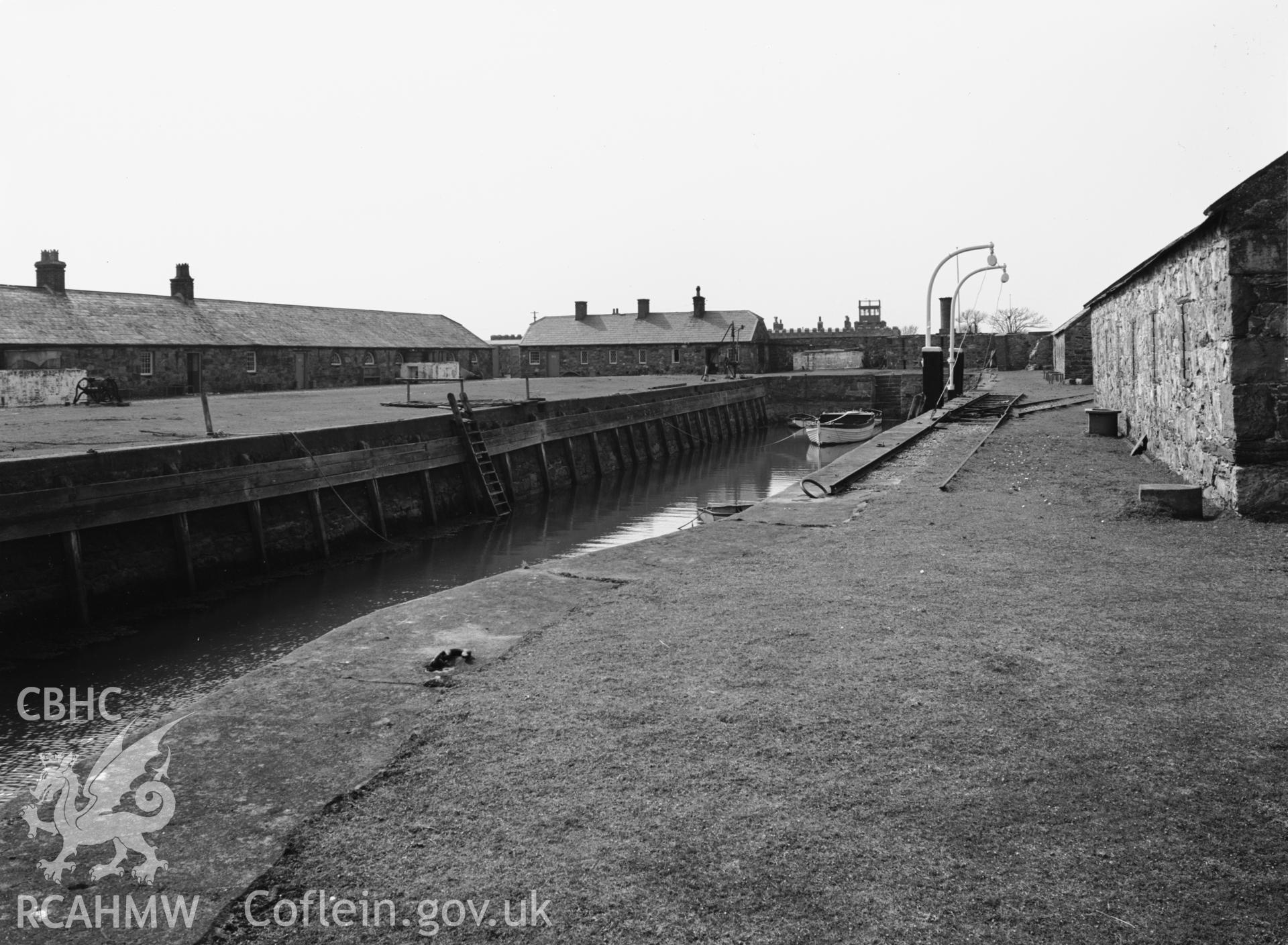 Exterior view showing the dock.