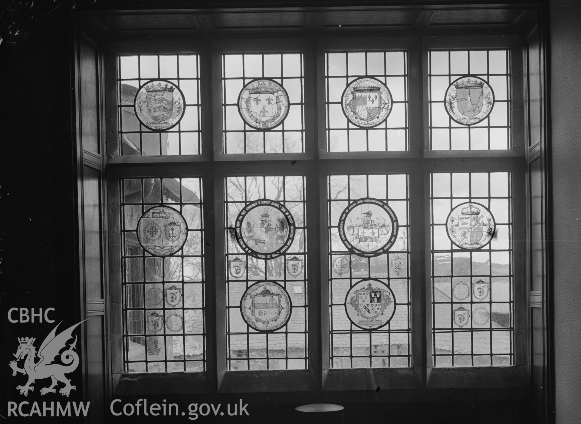 Interior view showing window on north landing.