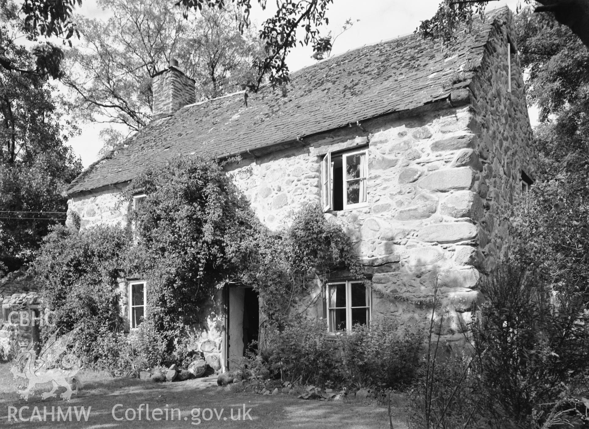 Exterior view showing stone staircase.