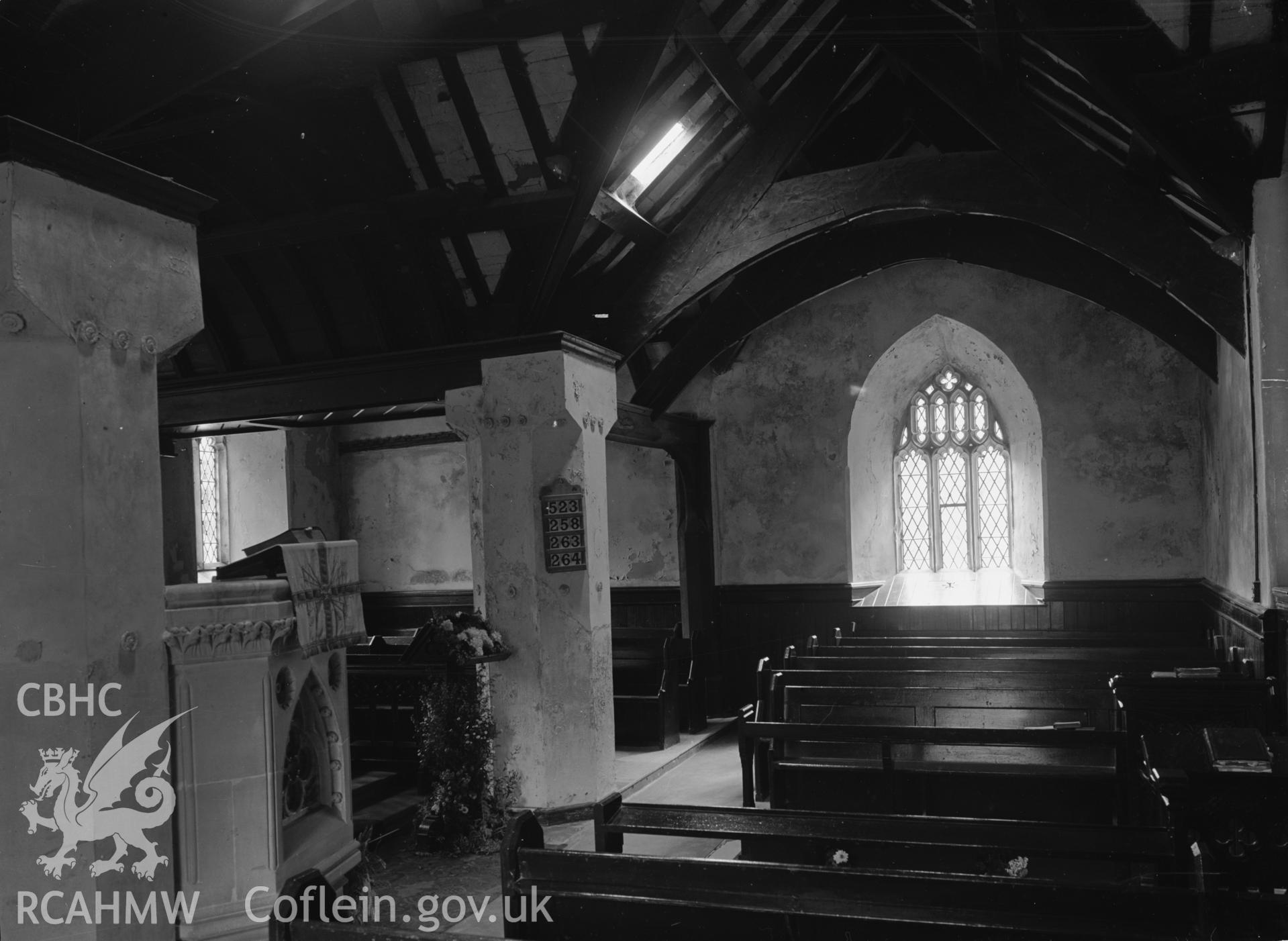 Interior view looking south-east.