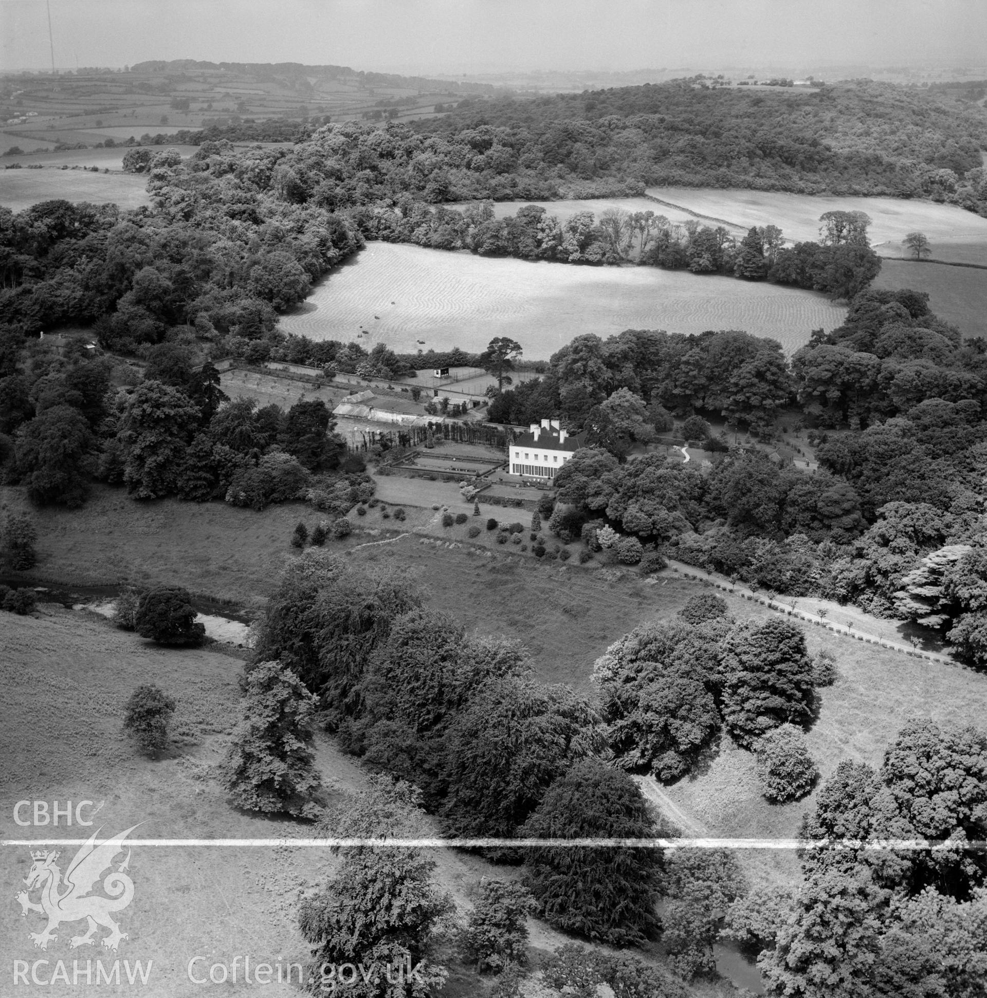 View of Cwrt-yr-Ala, commissioned by Sir H. Merrett